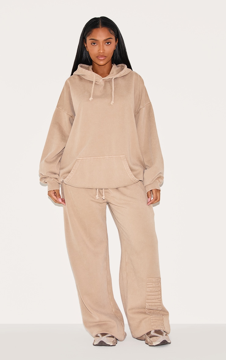 PRETTYLITTLETHING Shape Stone Hoodie image 3