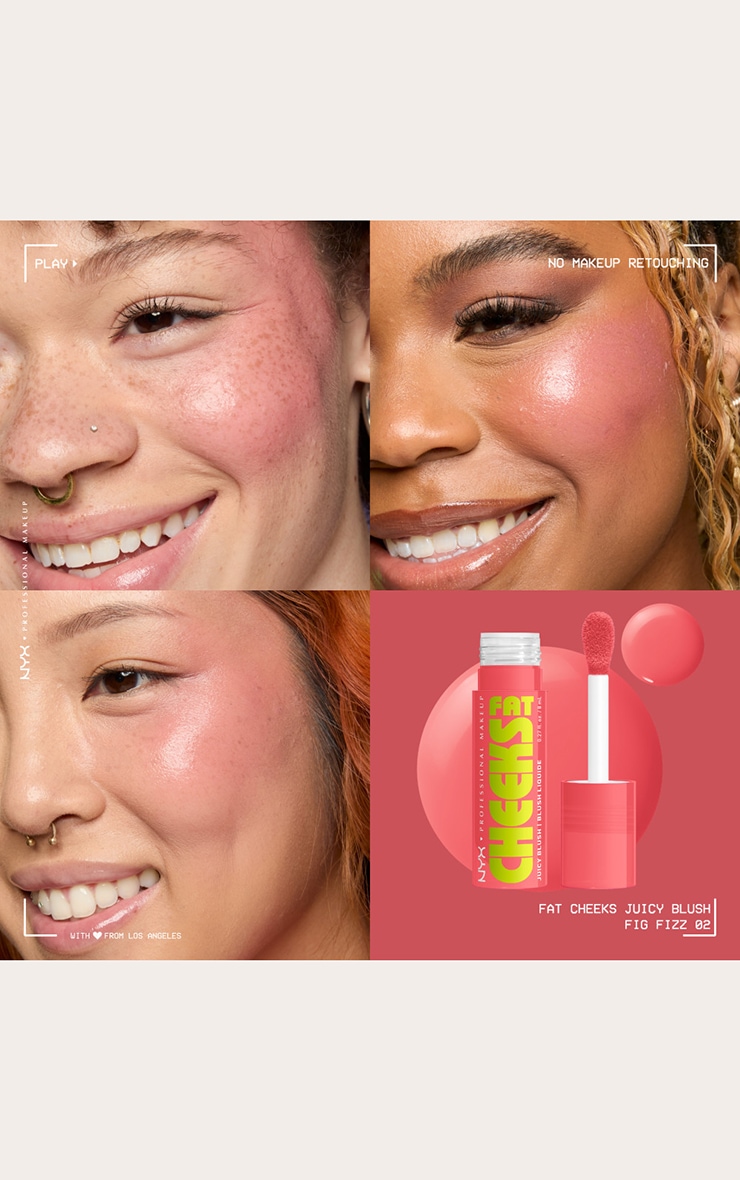 NYX PMU Fat Cheeks Juicy Blush Fig Fizz image 2