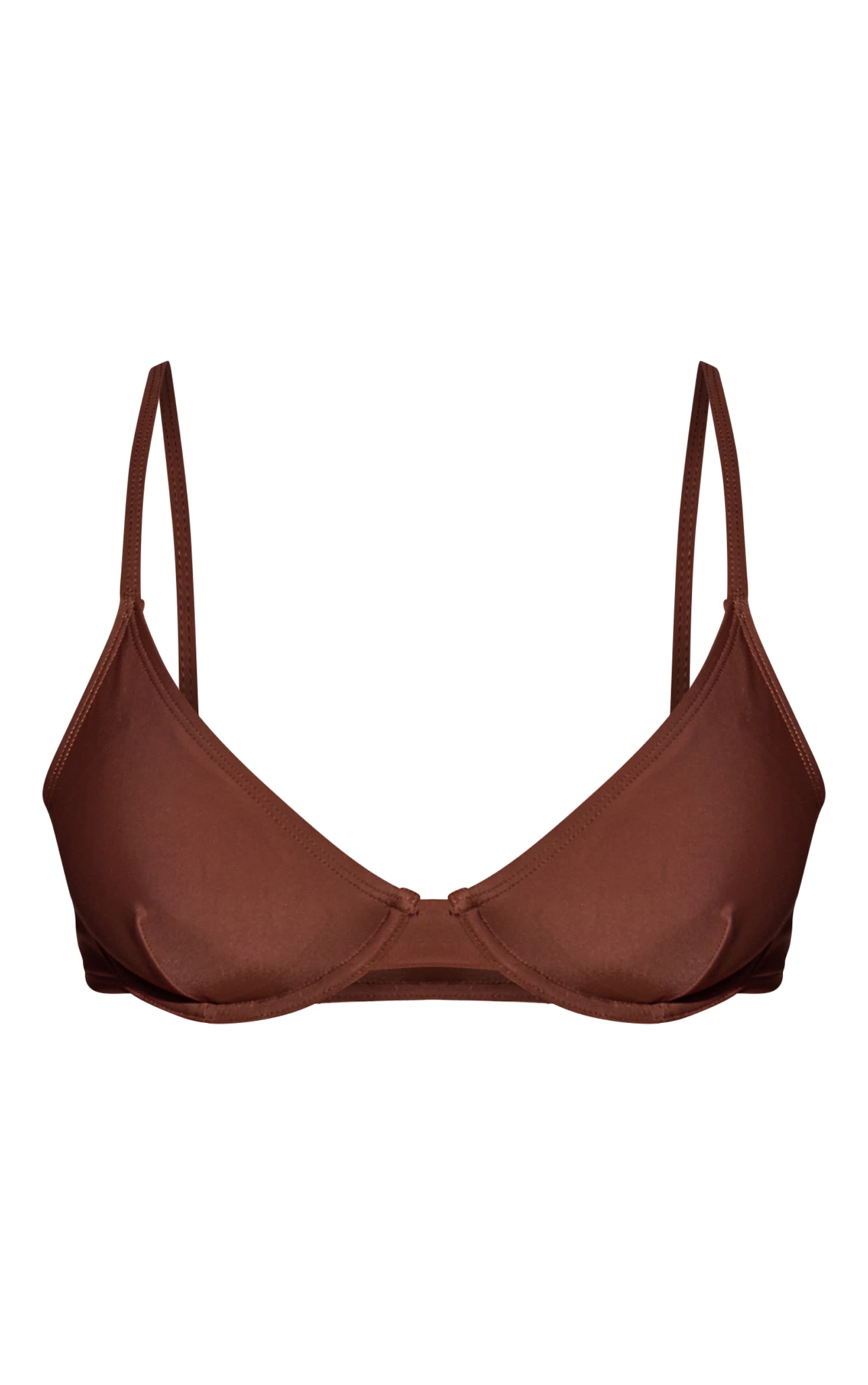 Espresso Basic Underwire Bikini Top image 5