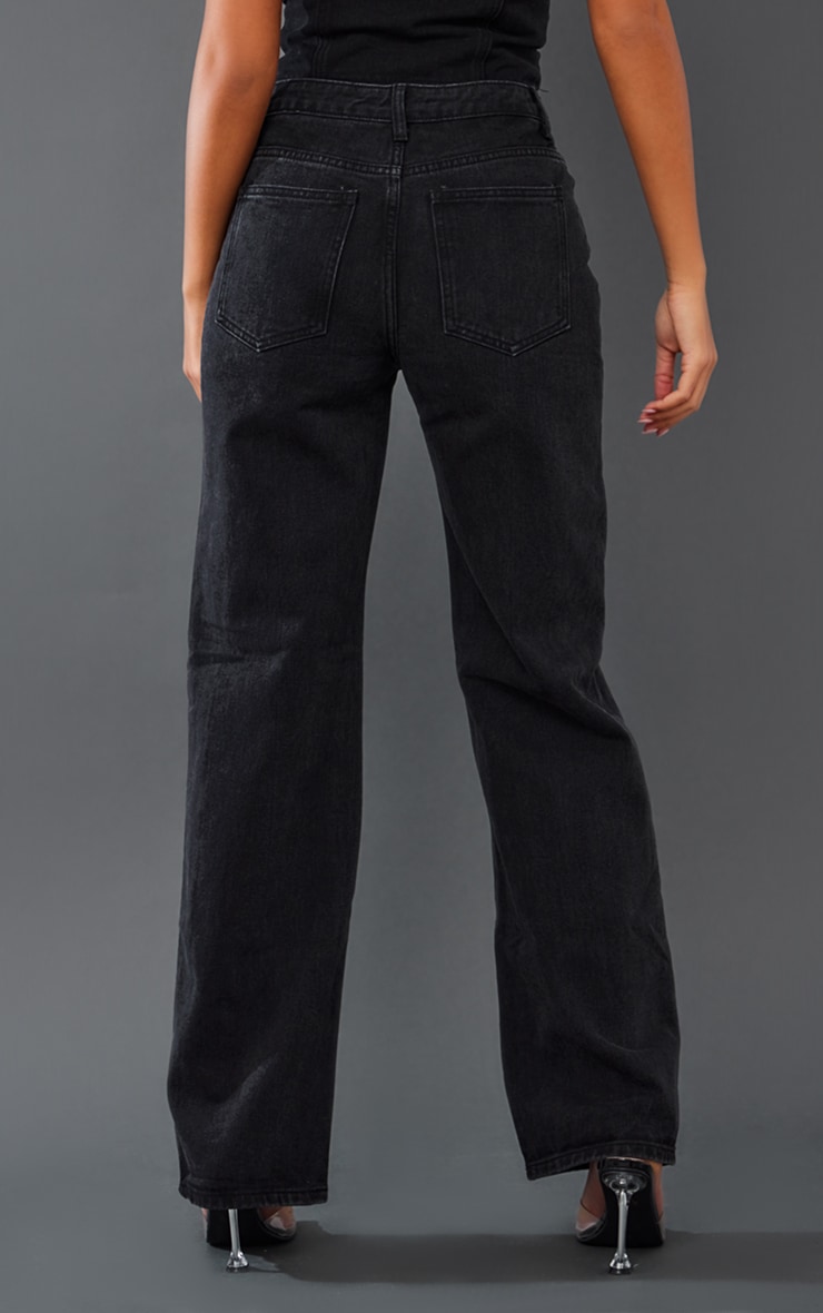 Tall Jean noir délavé large image 3