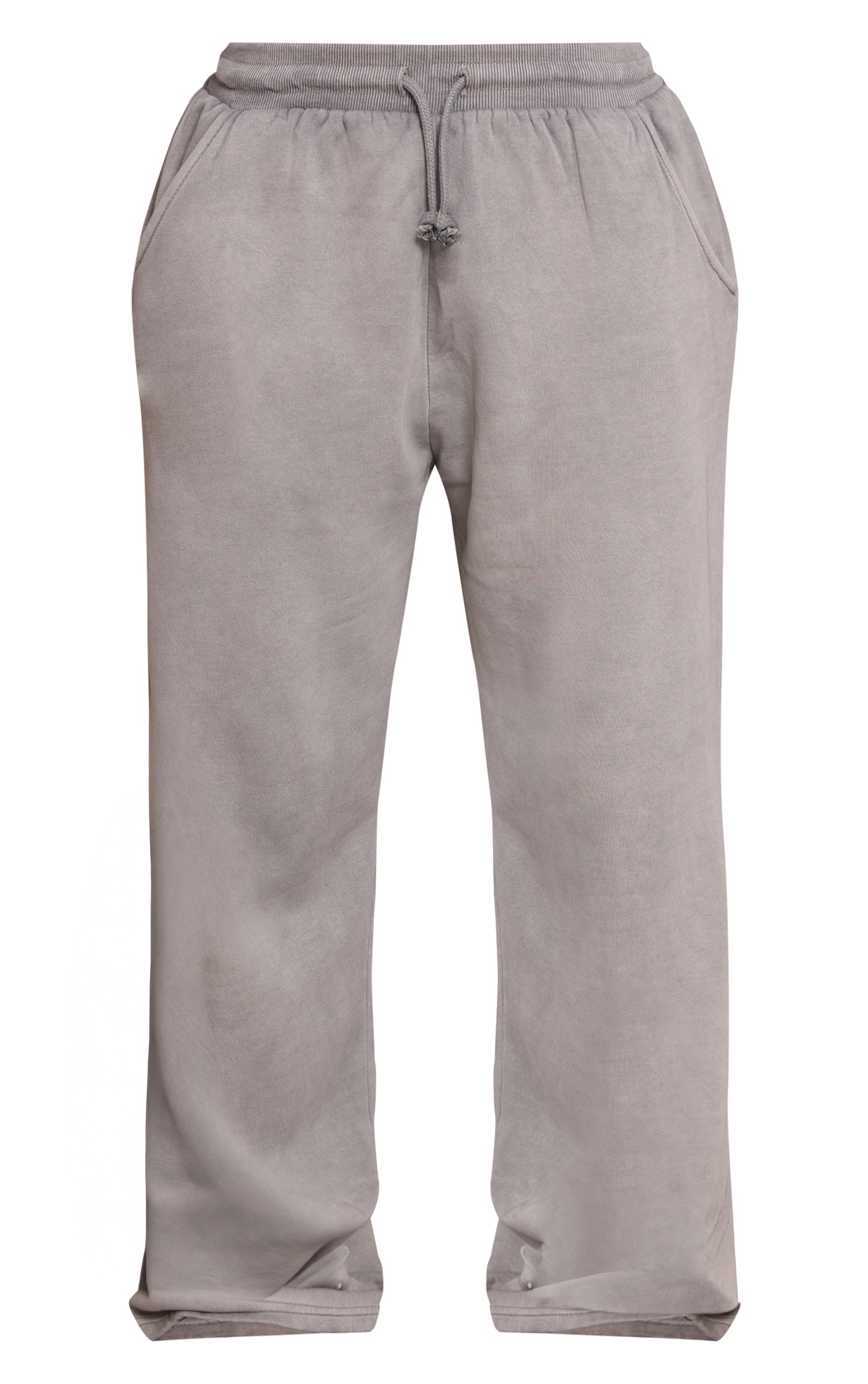 Shape Grey Marl Tie Waist Straight Leg Sweatpants