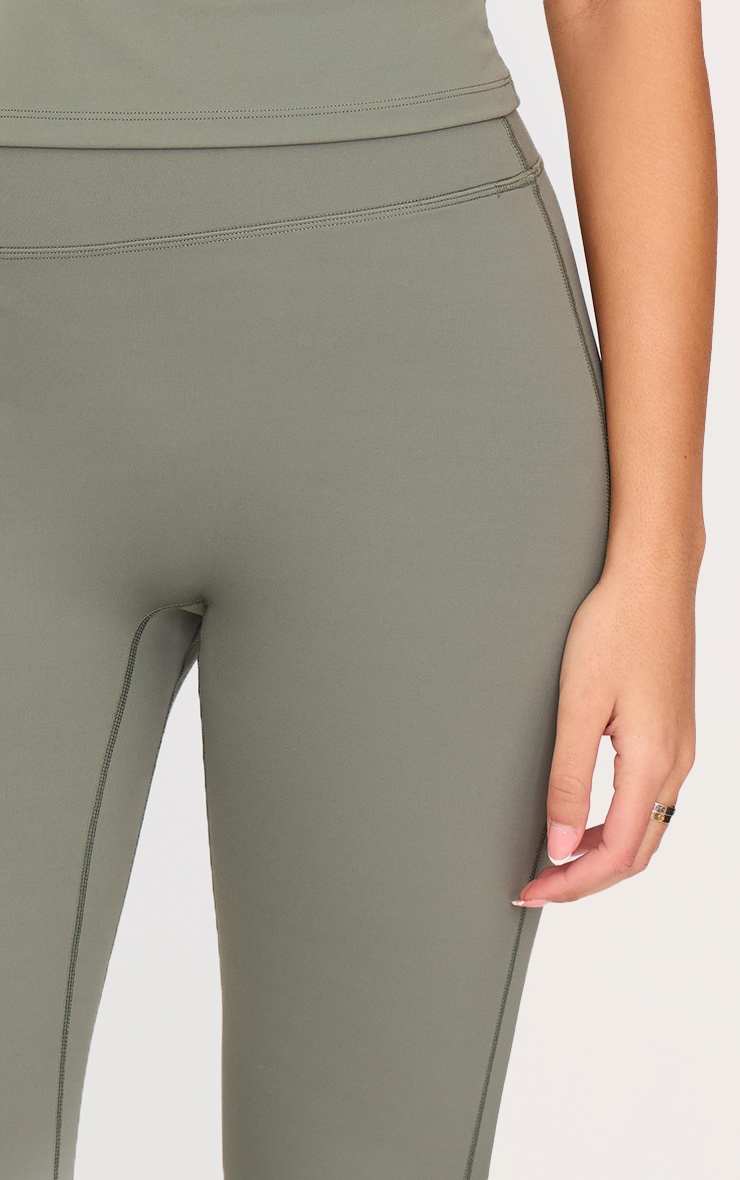 Tall Olive Snatched Sculpt High Waisted Gym Leggings image 4