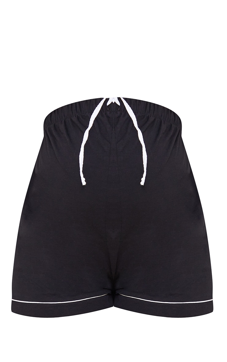 Maternity Black Mama Pyjama Shorts image 6