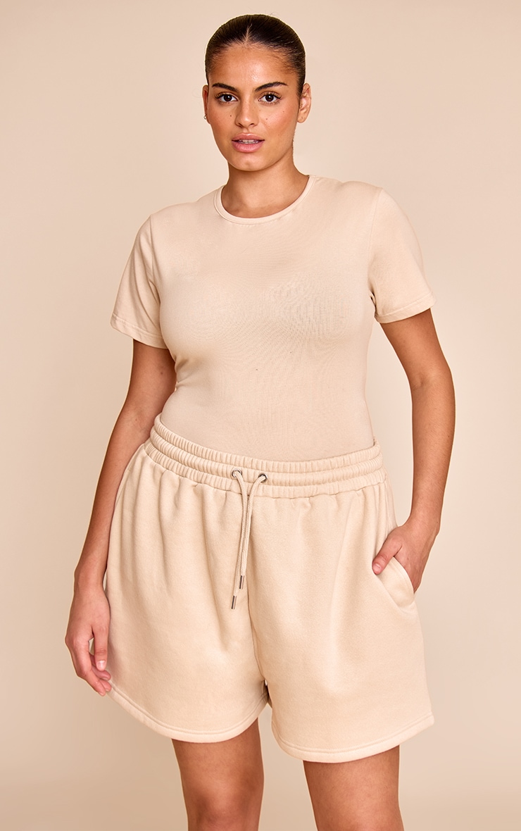 Plus Stone Sweat Shorts image 1