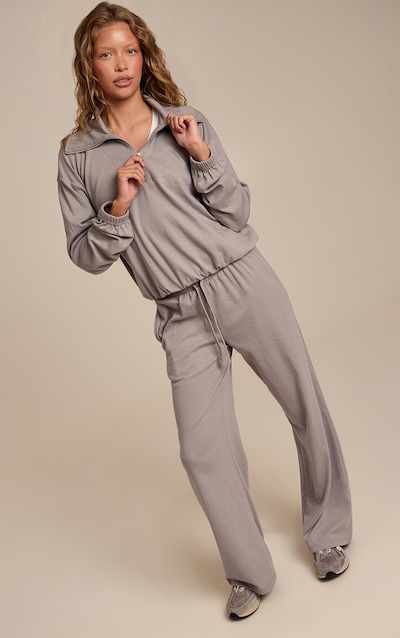 Charcoal Grey Drawstring Soft Touch Pant