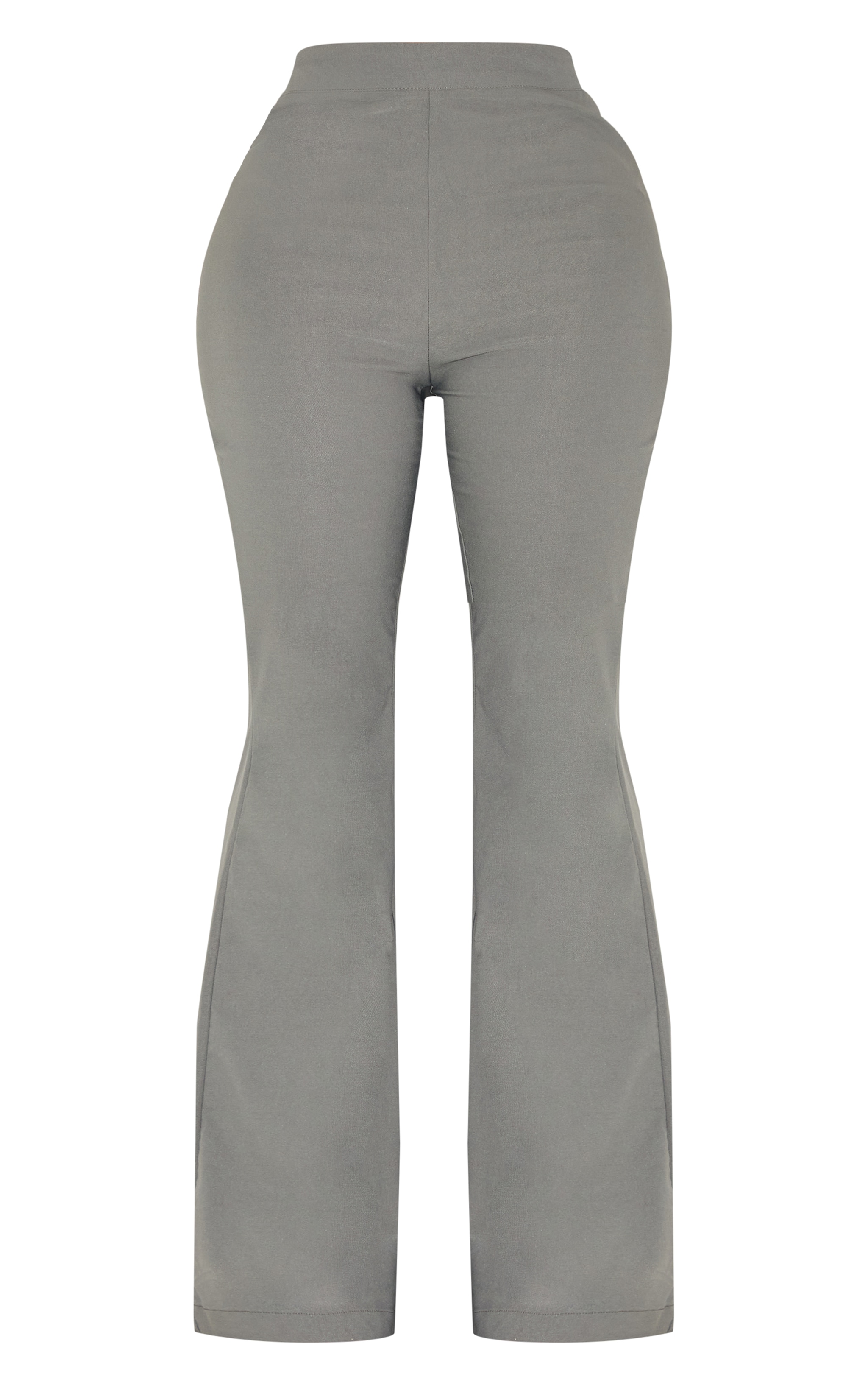 Shape Pantalon flare tissé strecth gris anthracite à taille haute image 5