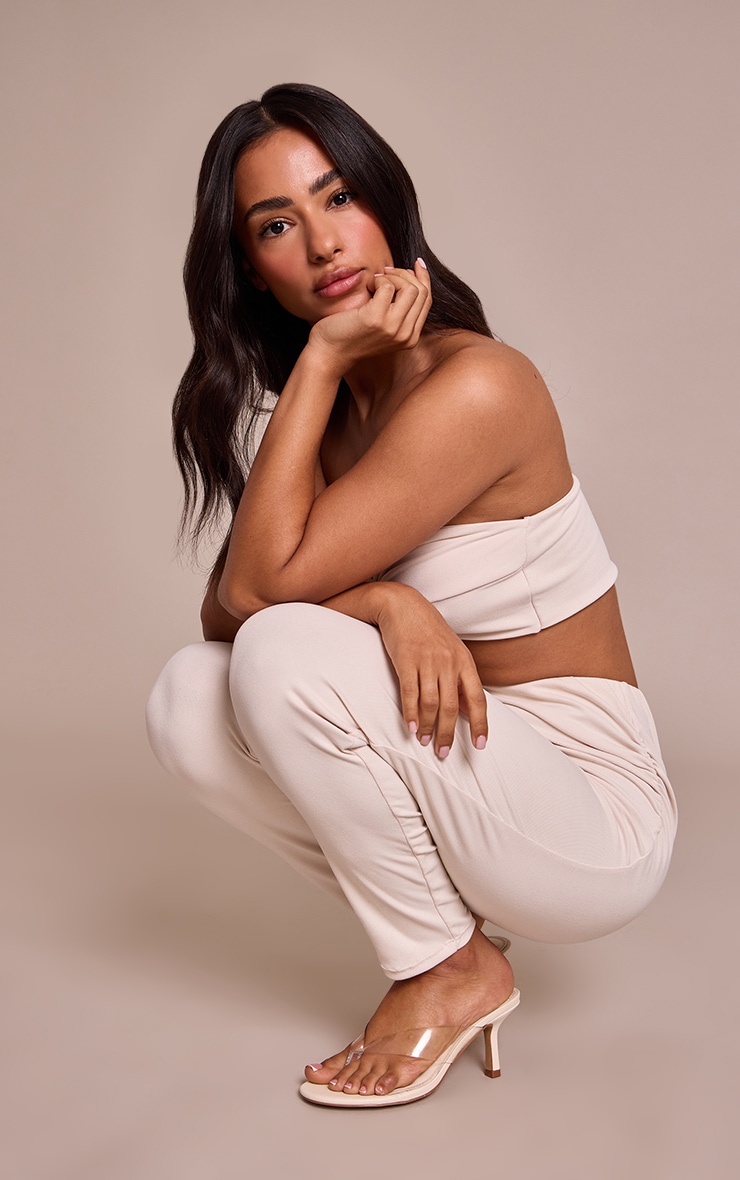 Petite Legging très doux écru froncé image 4