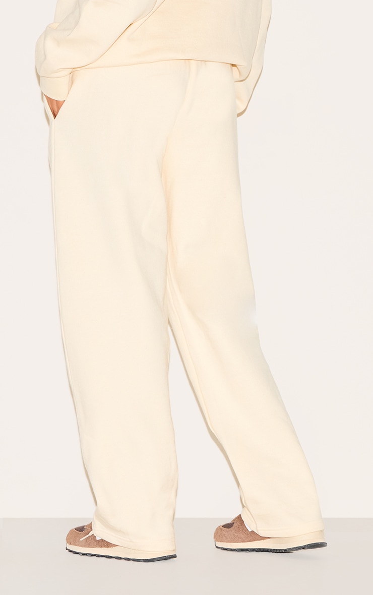  Cream Circle Wellness Premium Print Straight Leg Track Pants image 3