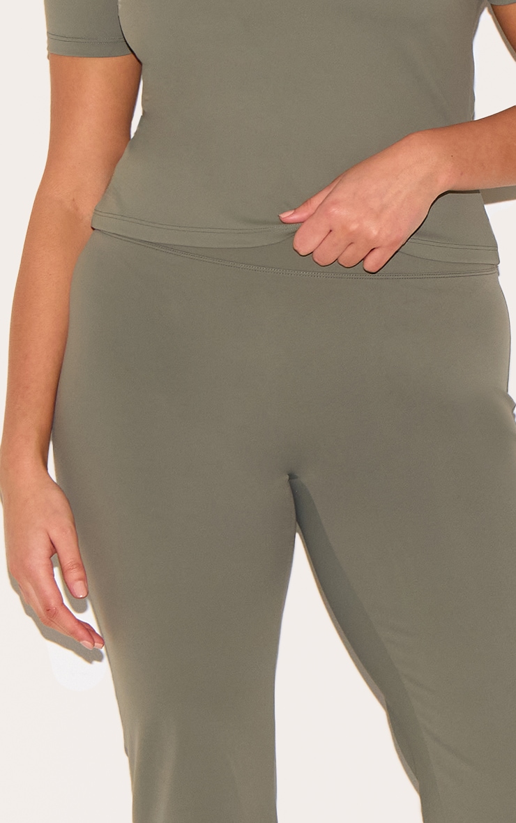 Olive Sculpt Straight Leg Yoga Pants image 4