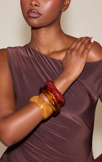 Smokey Resin Bangle Multi-Pack