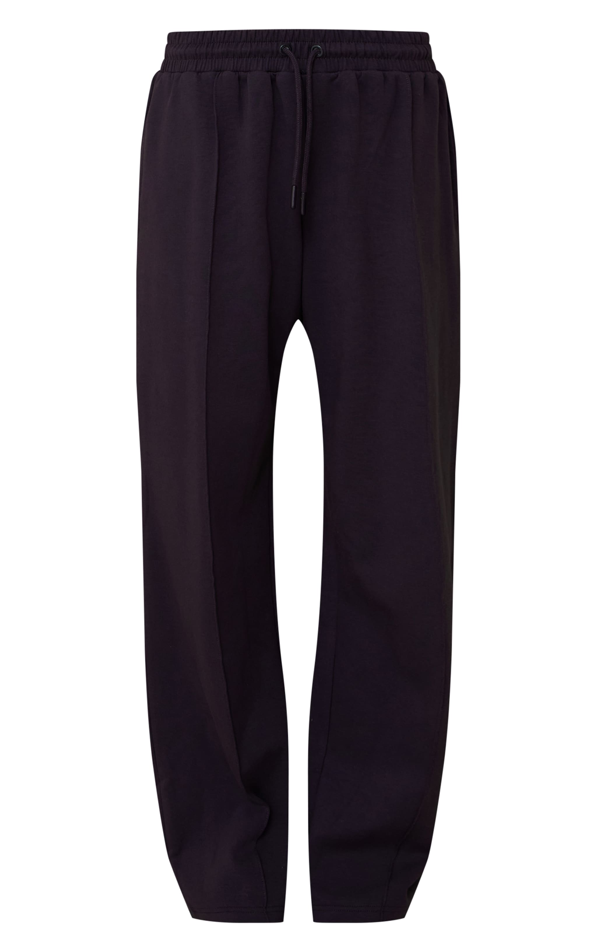 Navy Interlock Pintuck Straight Leg Sweatpant image 5