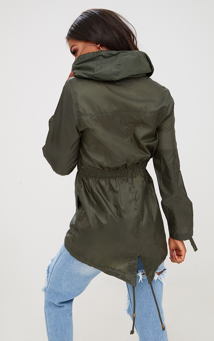 Khaki Waterproof Raincoat. Coat & Jackets PrettyLittleThing