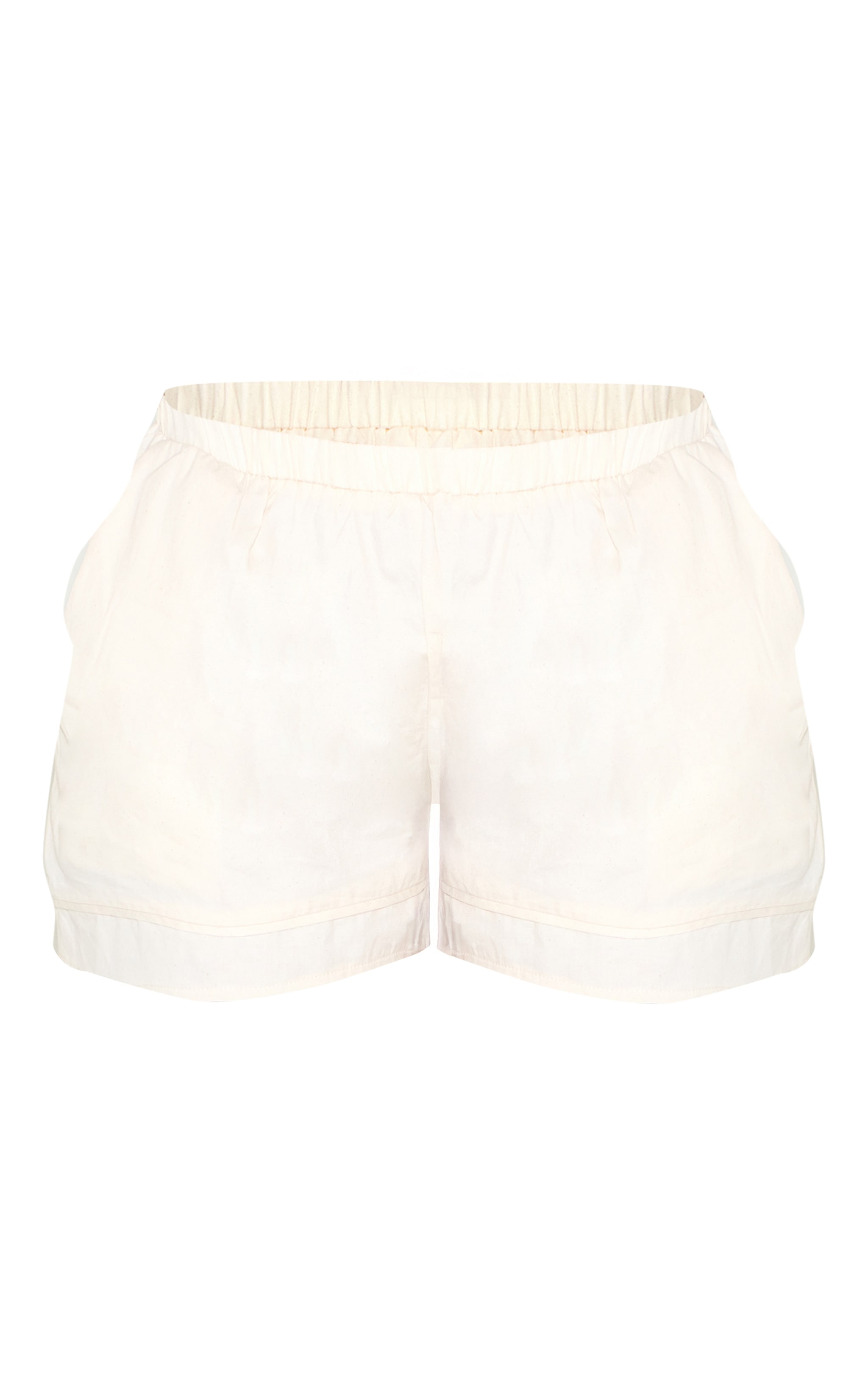 Tall Short fluide en coton tissé crème plissé image 6