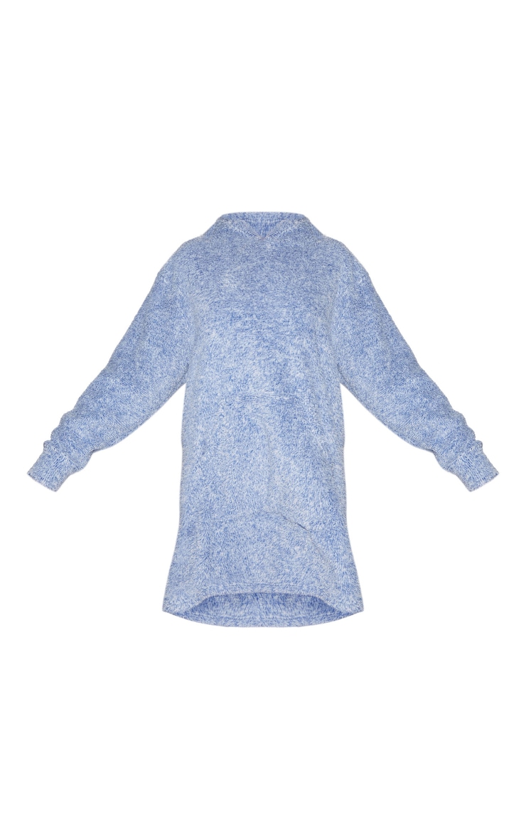 Robe hoodie en imitation mouton bleu ciel image 5