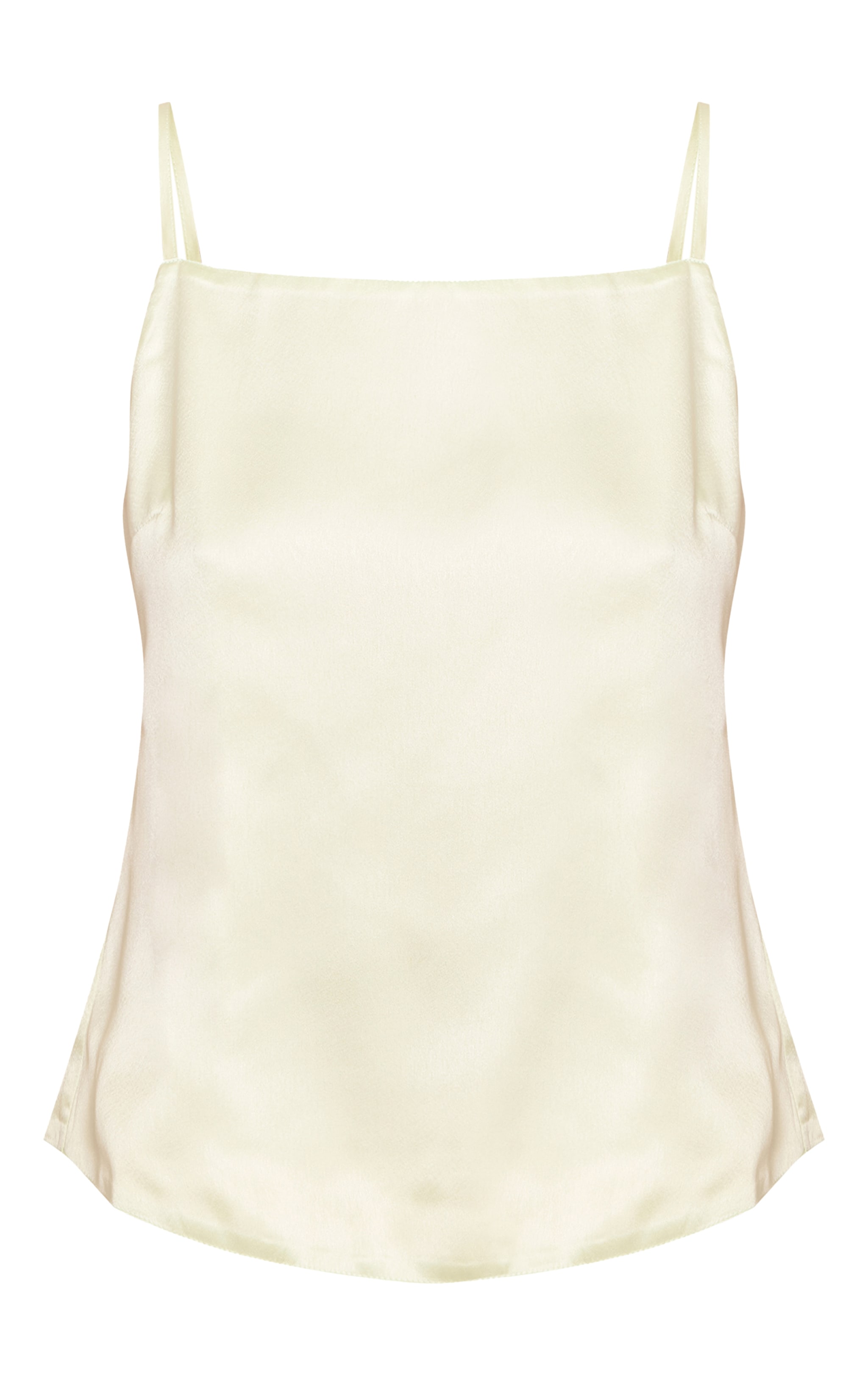 Lime Satin Open Tie Back Top image 5