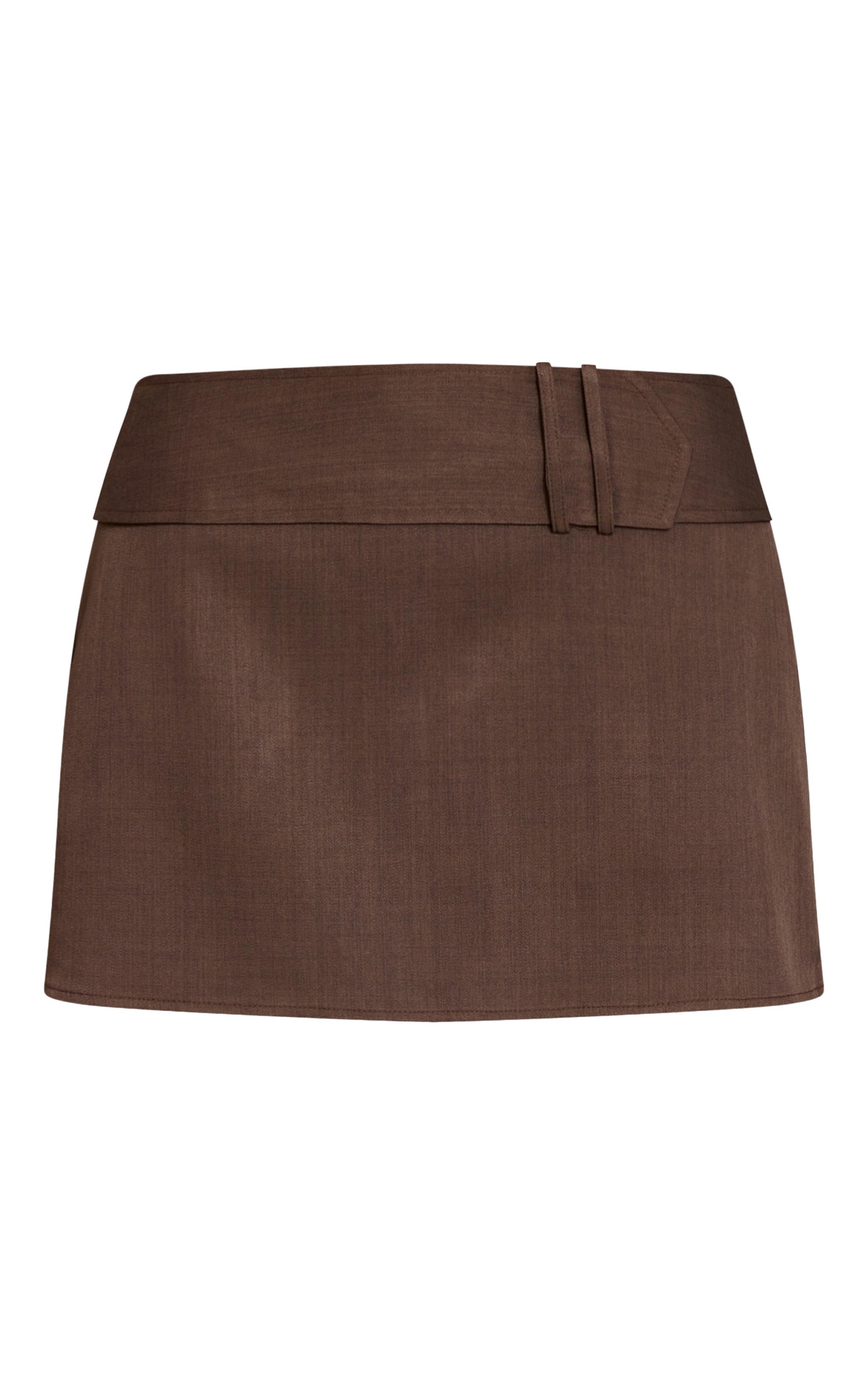 Brown Woven Belt Skort image 6