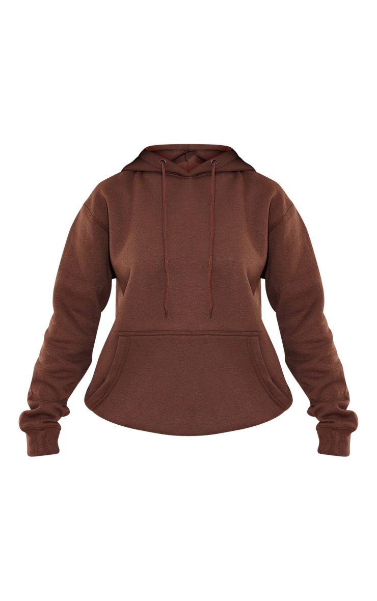 Hoodie oversize en sweat chocolat image 5