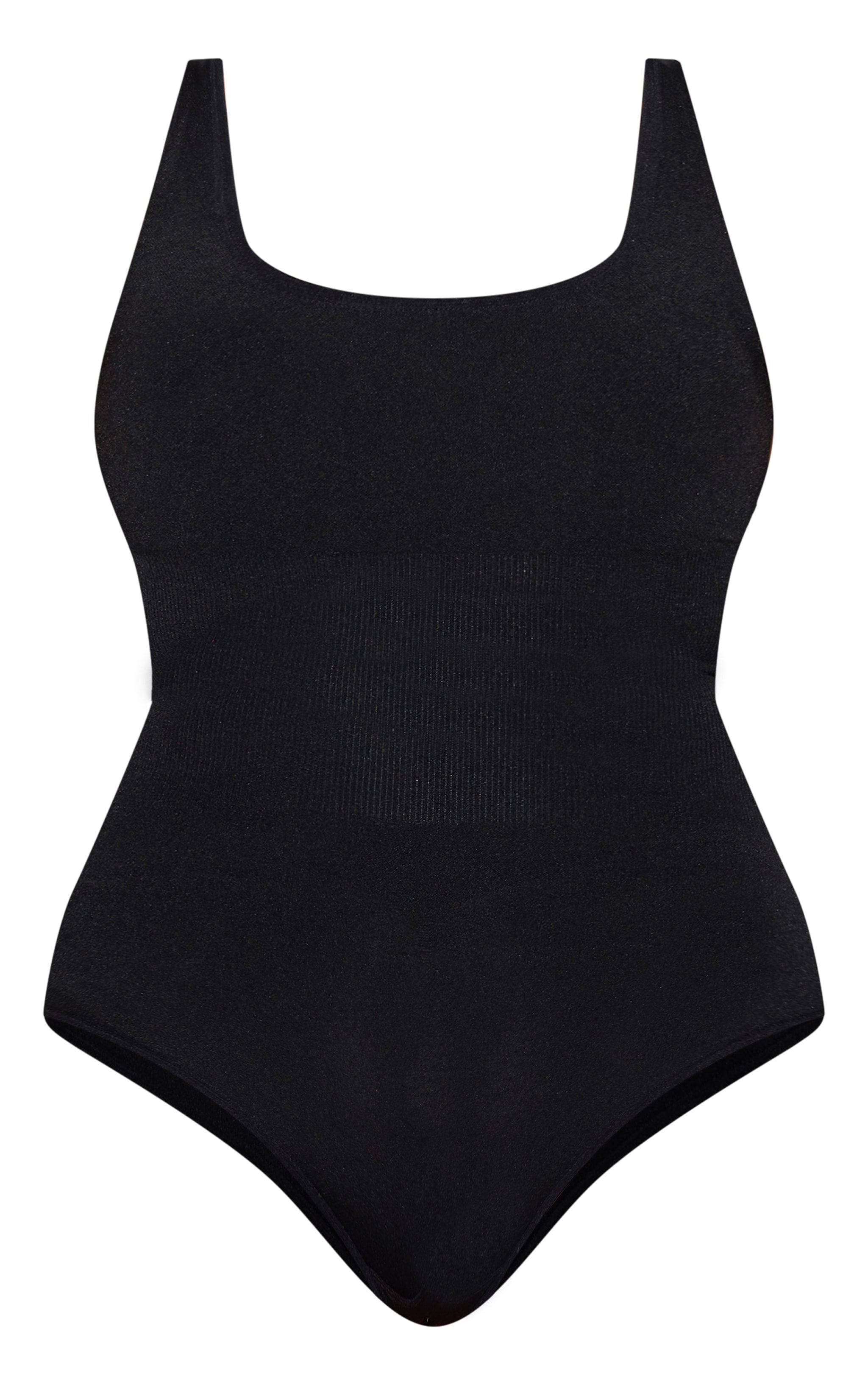 Plus Black Shapewear Elasticated Waist Bodysuit image 5