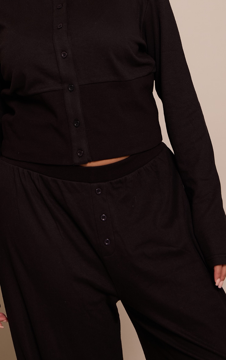 Plus Black Super Soft Wide Leg Pant image 4