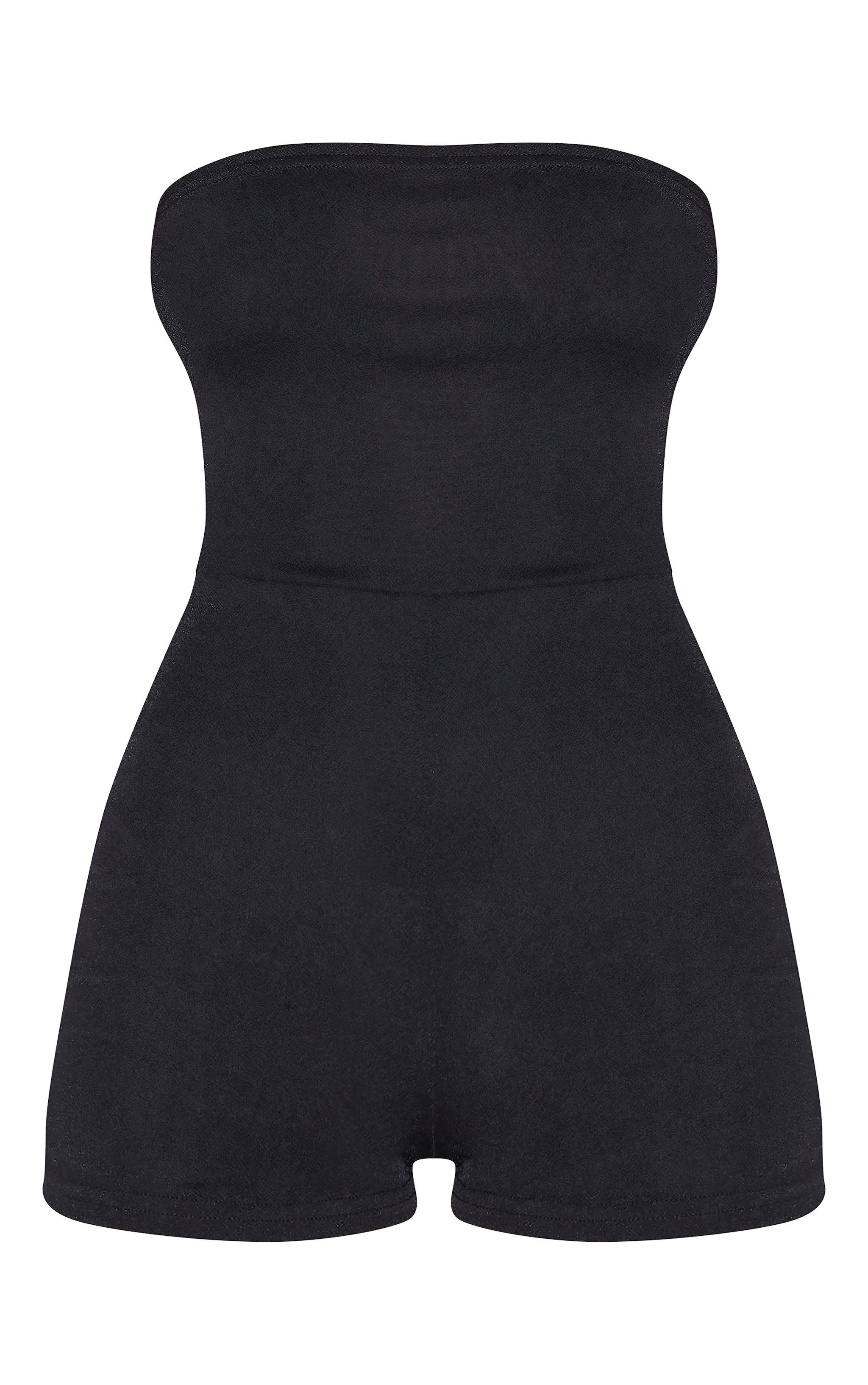 Black Bandeau Playsuit image 5