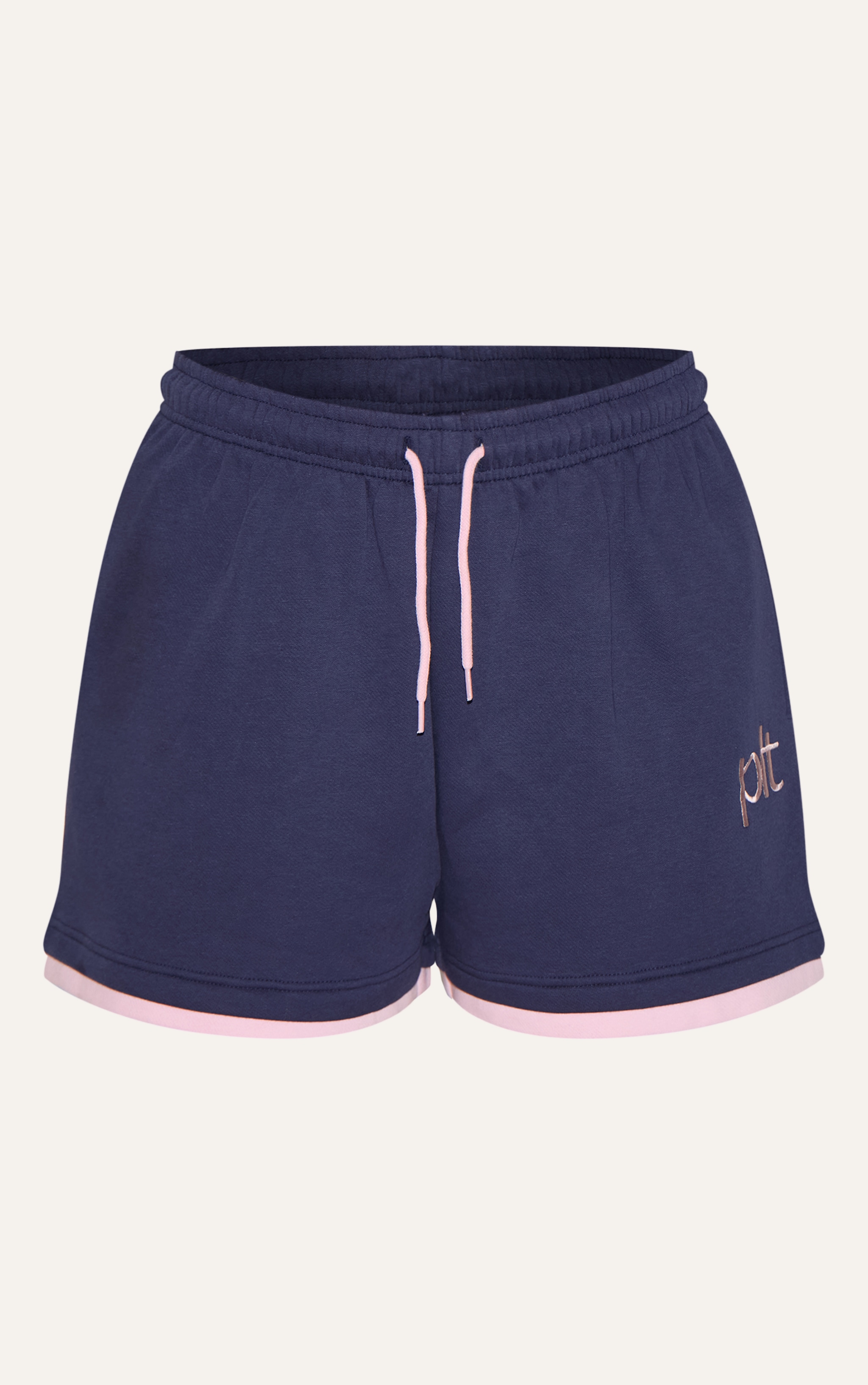 Plus Navy Plt Sweat Short image 6