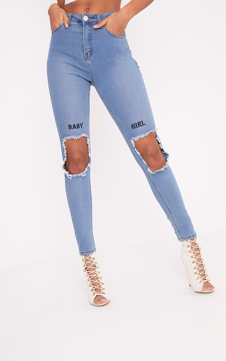 baby girl jeans pretty little thing