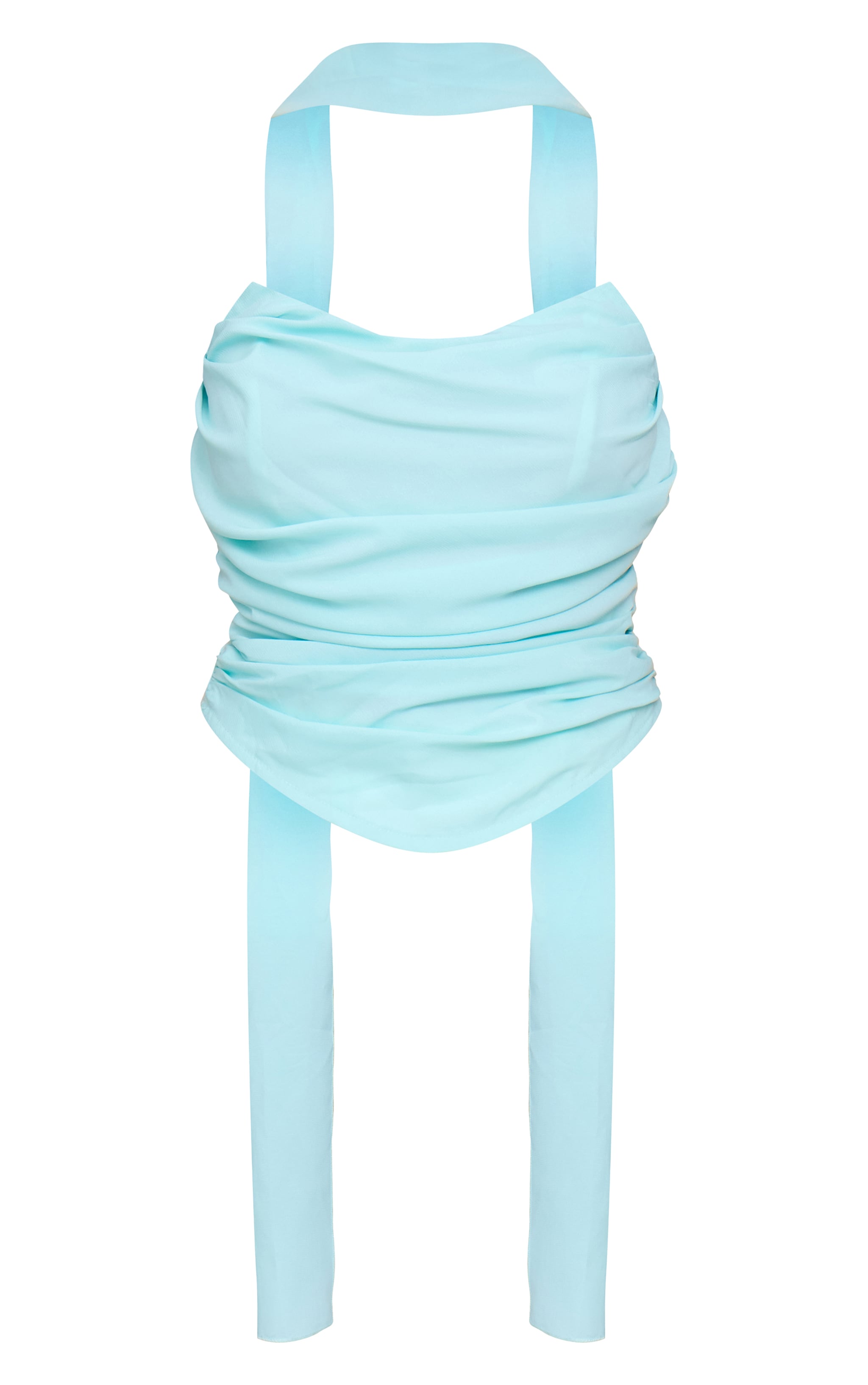 Mint Scarf Detail Corset image 5