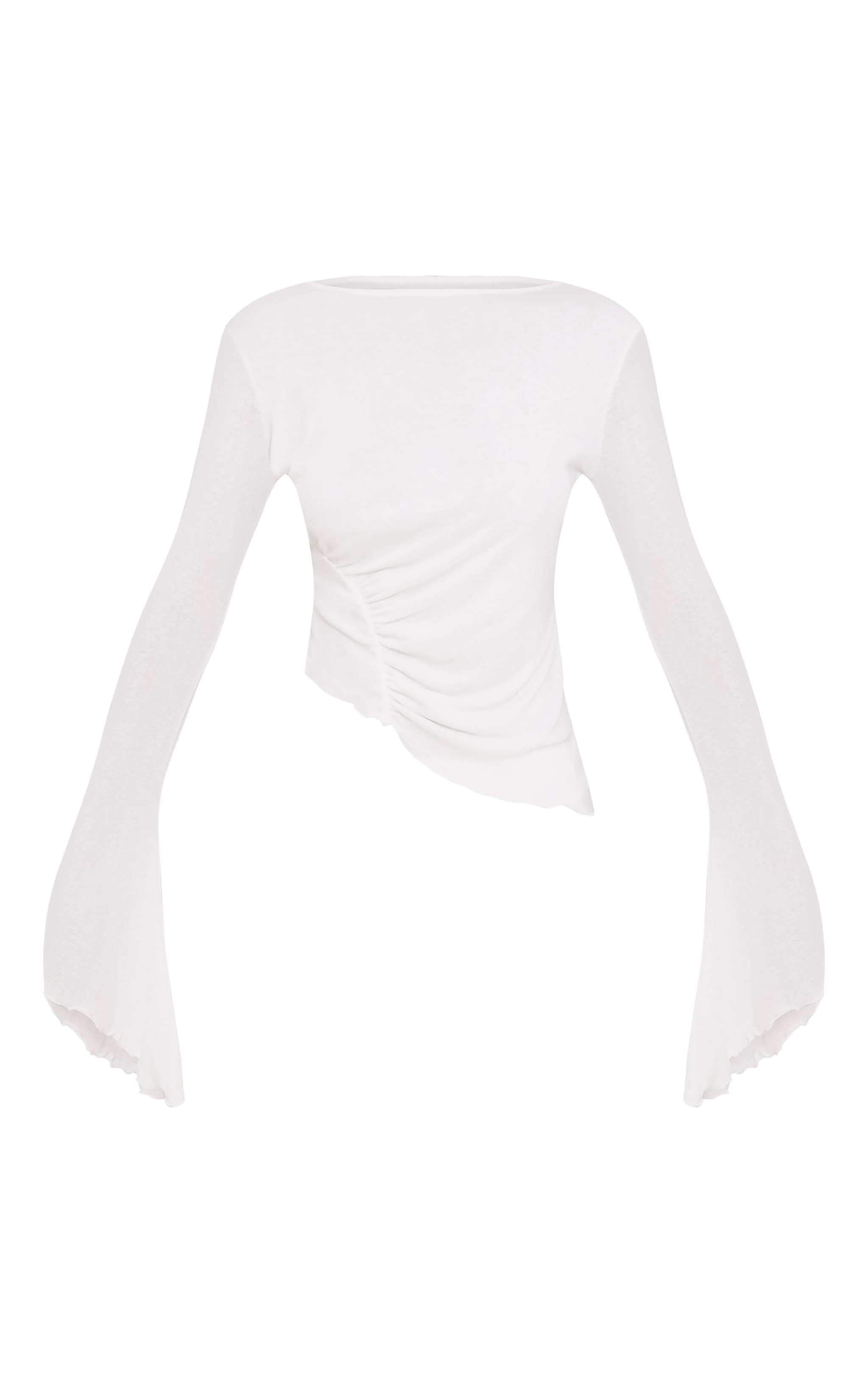 ●FLARE UP● Bustier Layered Long Sleeve FL152White FL-152_W Bustier Layered Long Sleeve (FL-152_White) - FLAREUP | 60
