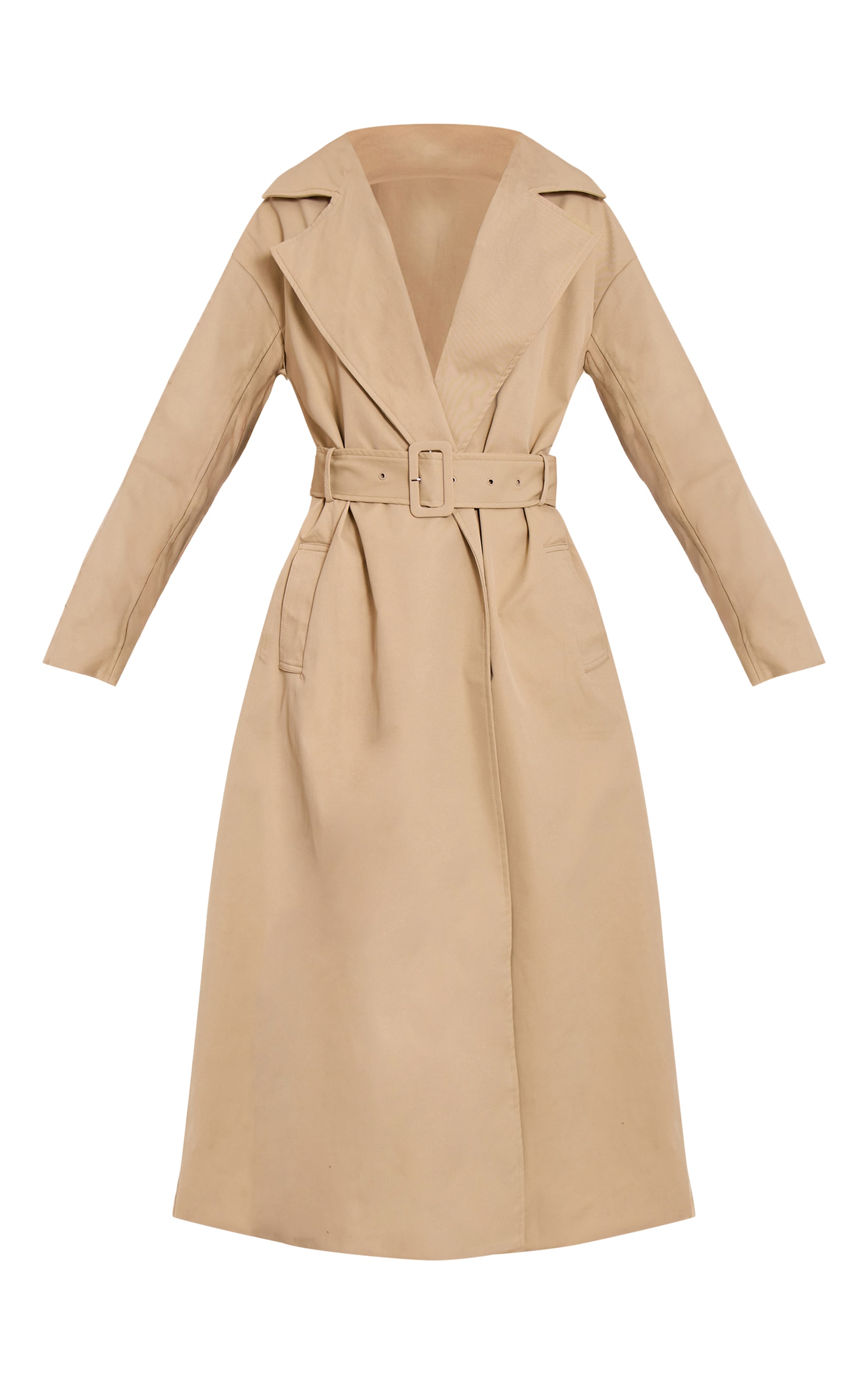 Tall Stone Tie Waist Trench Coat image 5