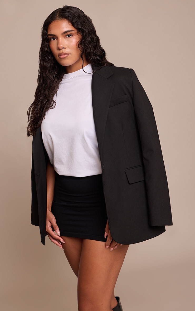 Shape Black Seamless Mini Skirt image 5