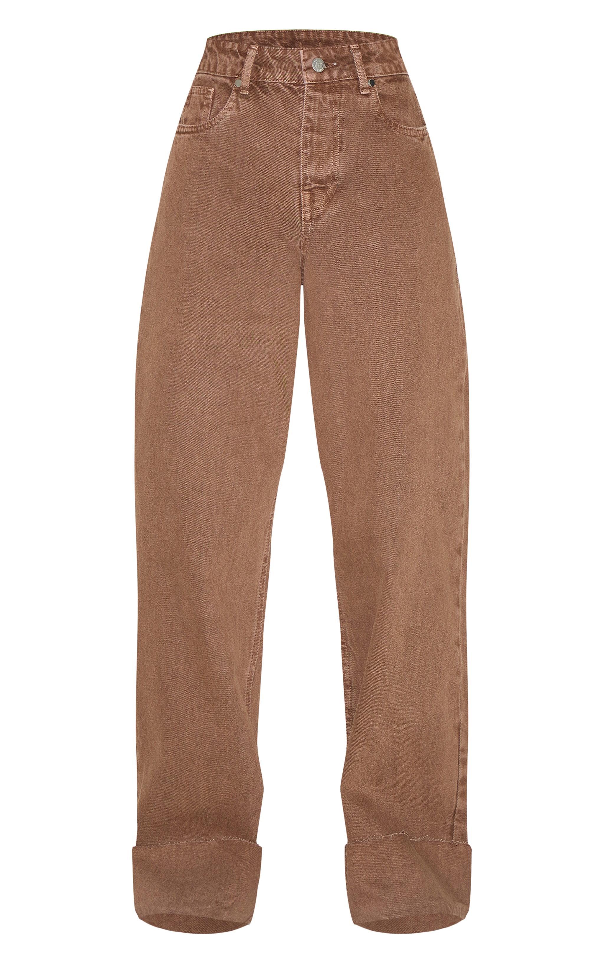 【KOOLOSET】Chestnut Wide Brown Denim 추천] Chestnut Wide Brown Denim (1color) - kooloset
