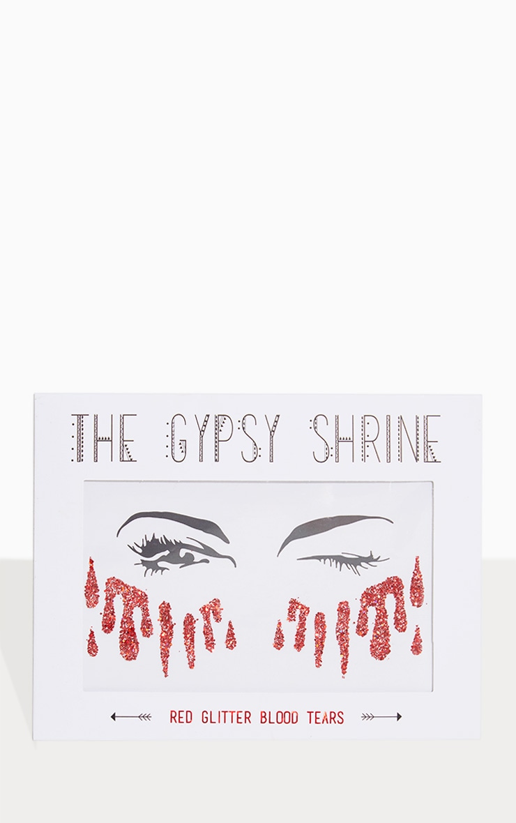 The Gypsy Shrine Red Glitter Sticker