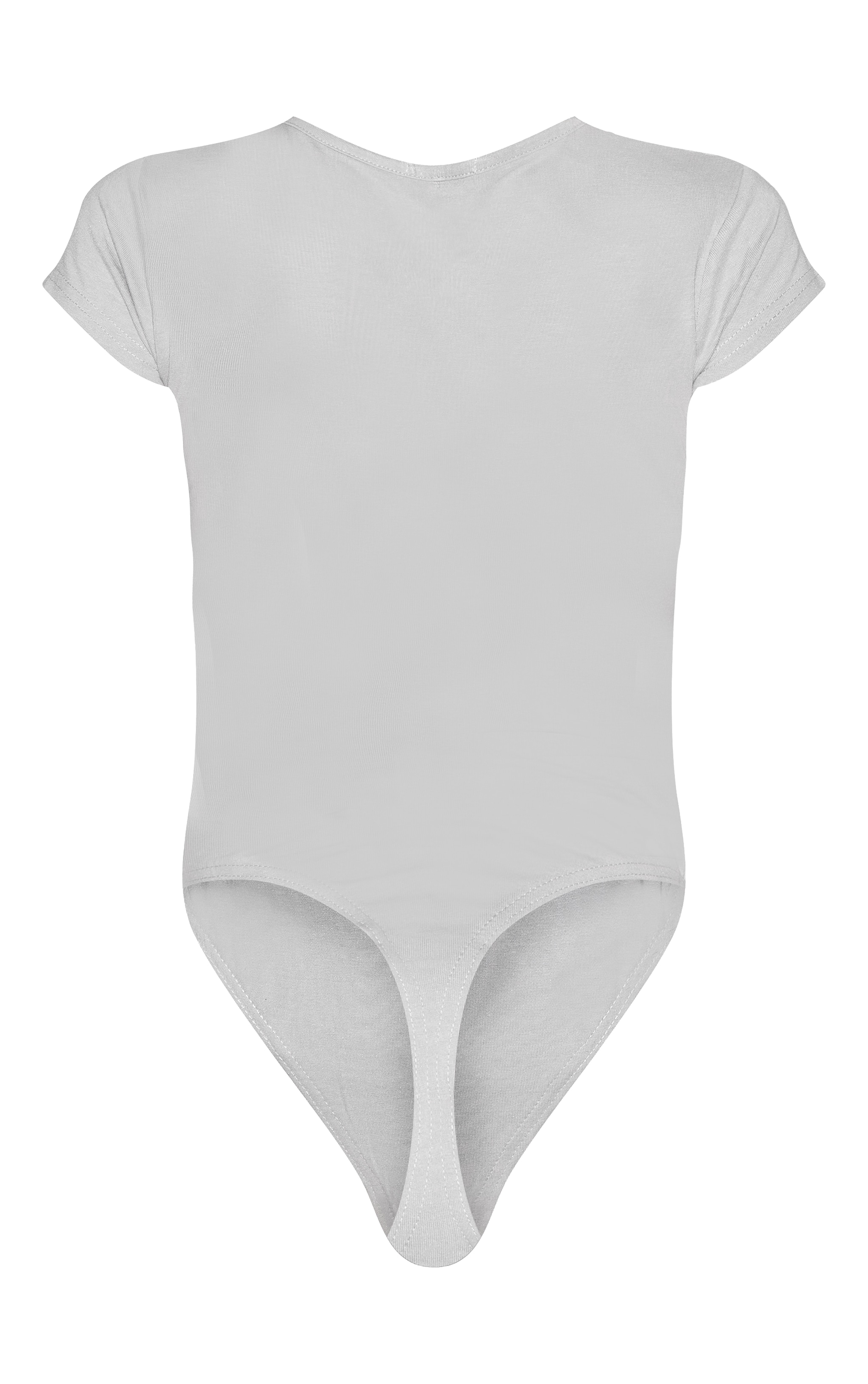 Grey Marl Modal Cotton T Shirt Bodysuit image 6