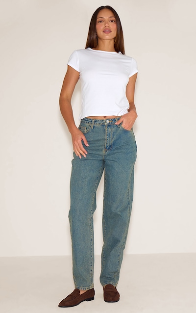 Tall Vintage Wash High Waist Mom Jeans