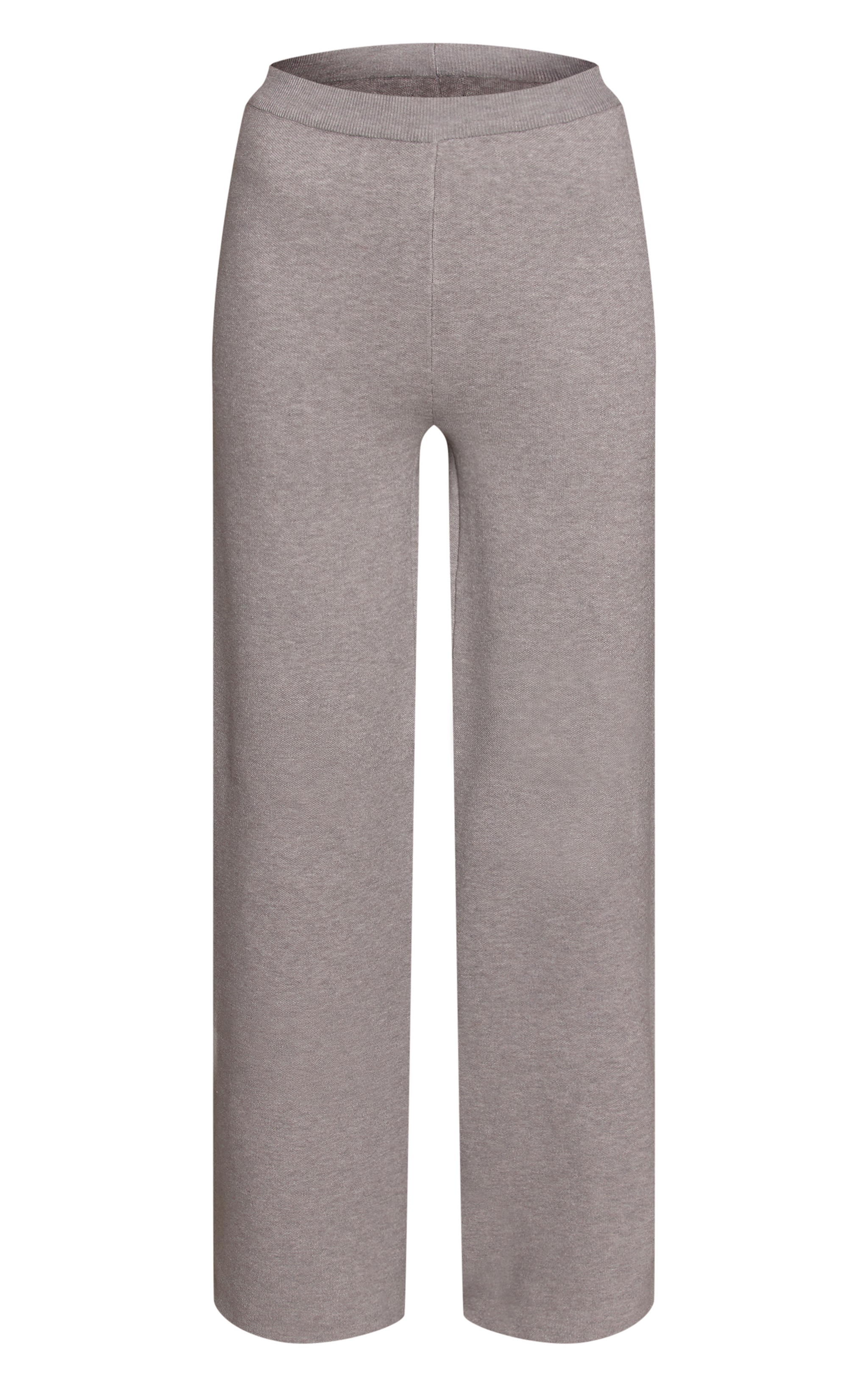 Grey Marl Compact Knit Pant image 5