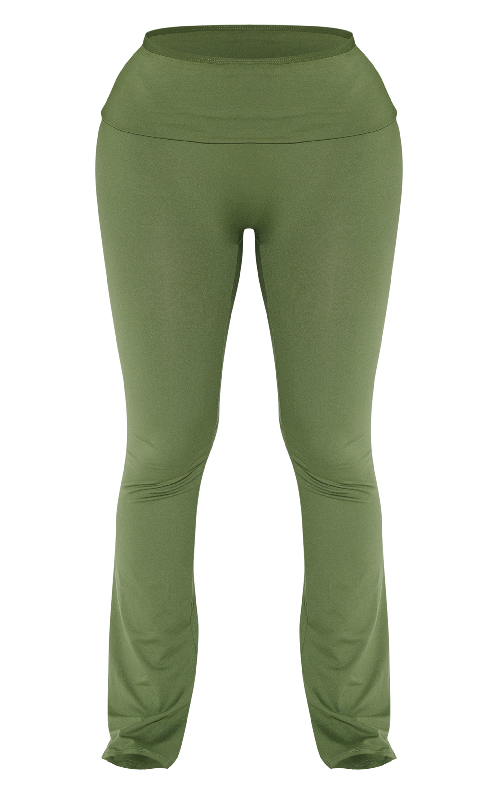 Shape Khaki Sculpted Foldover Waist Flare Pants image 5