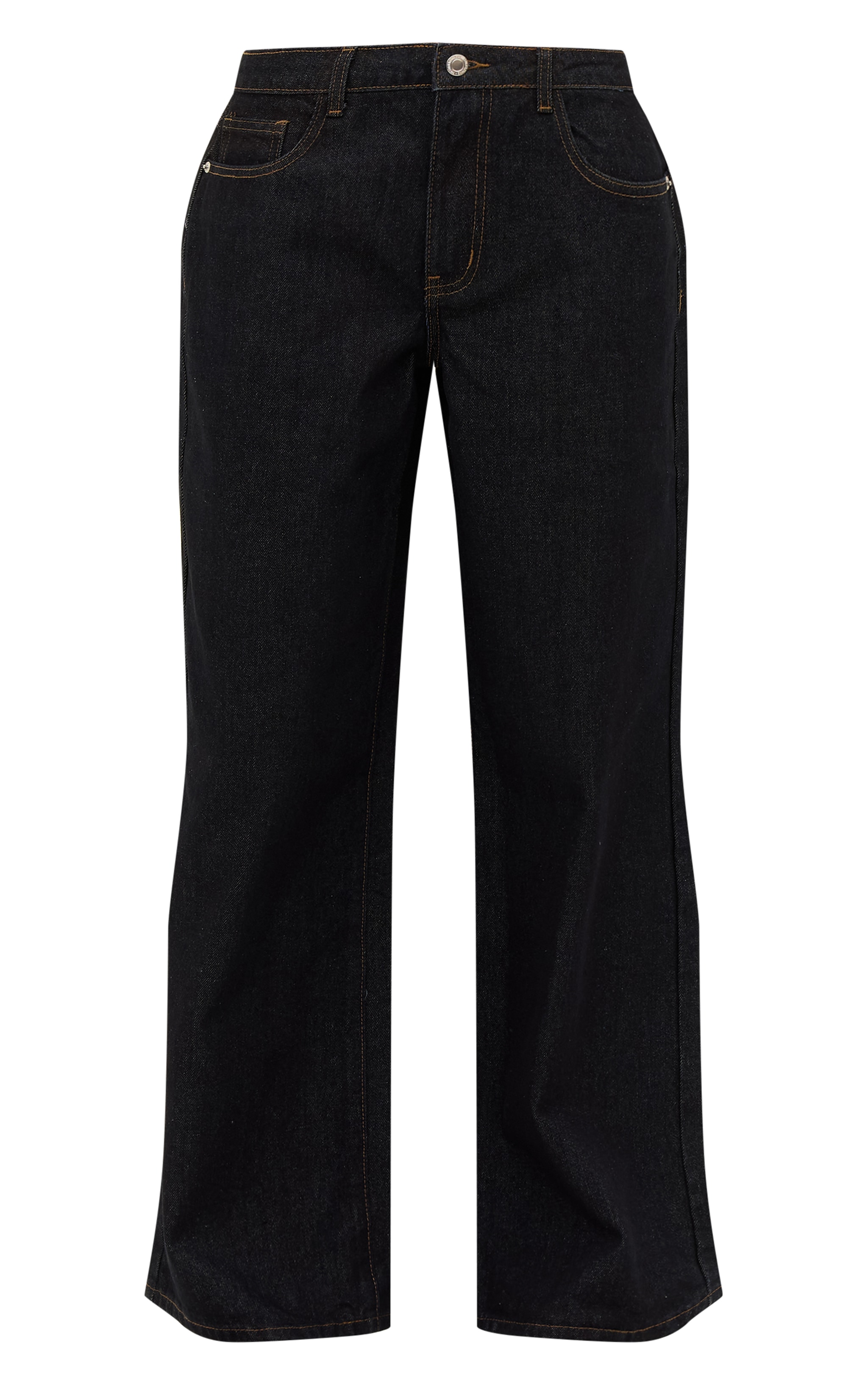 Jean boyfriend indigo foncé à taille basse image 5