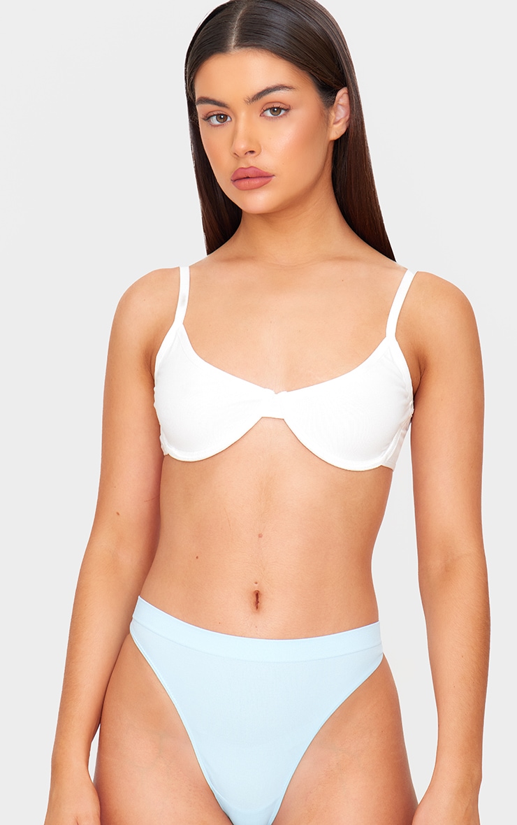String simple bleu clair sans coutures image 4