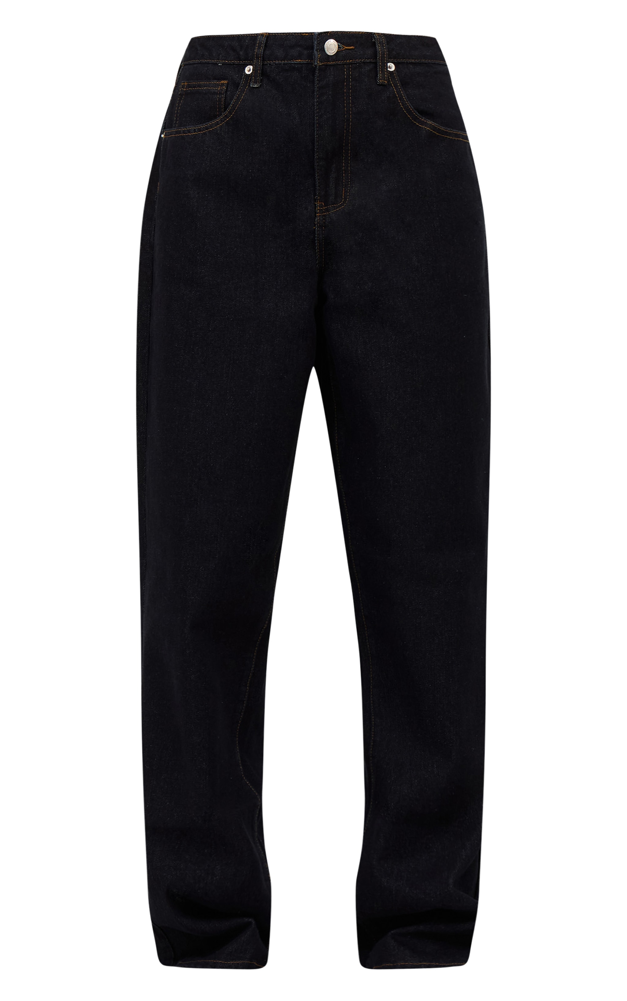 Dark Indigo High Waist Boyfriend Jeans image 5