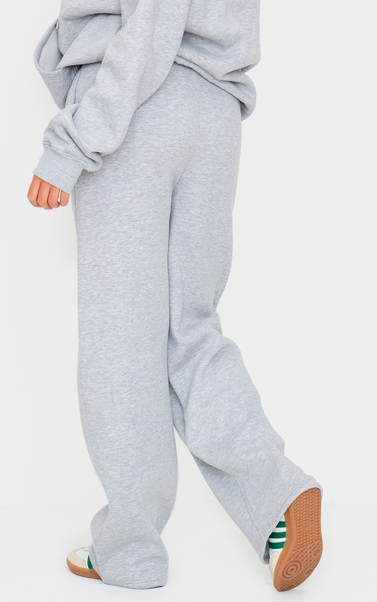 Ash Grey Palm Springs Print Wide Leg Joggers image 3