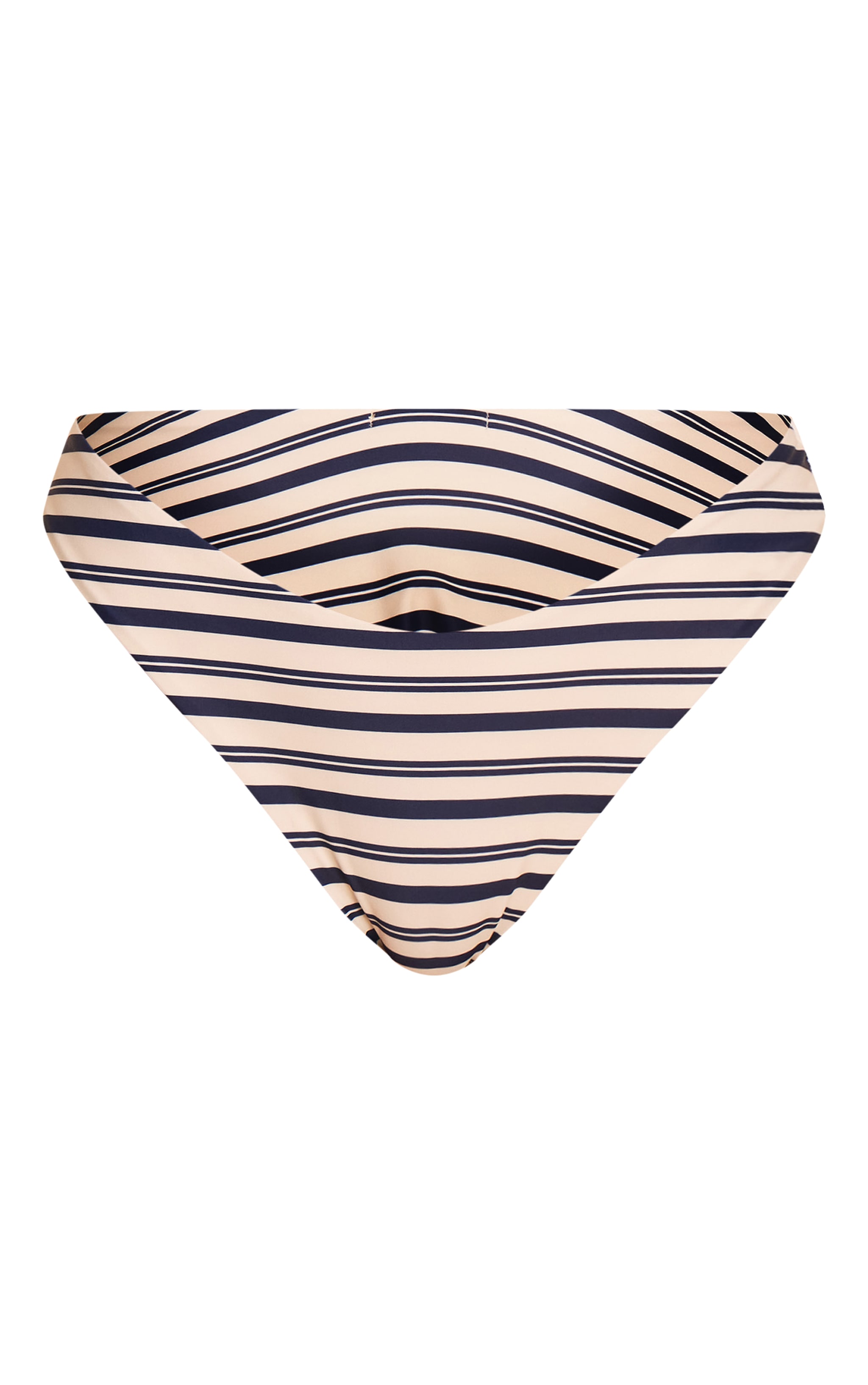 Navy Stripe Tanga Bikini Bottoms image 5