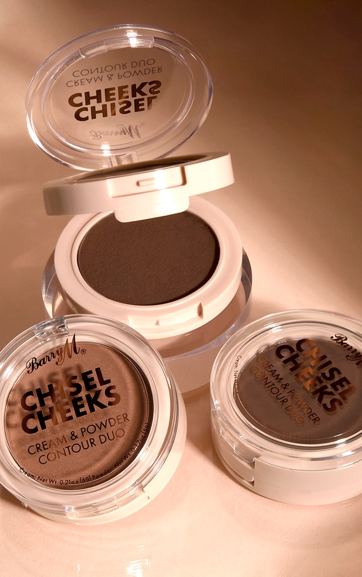 Barry M Duo de contours crème et poudre Chisel Cheeks Light image 3