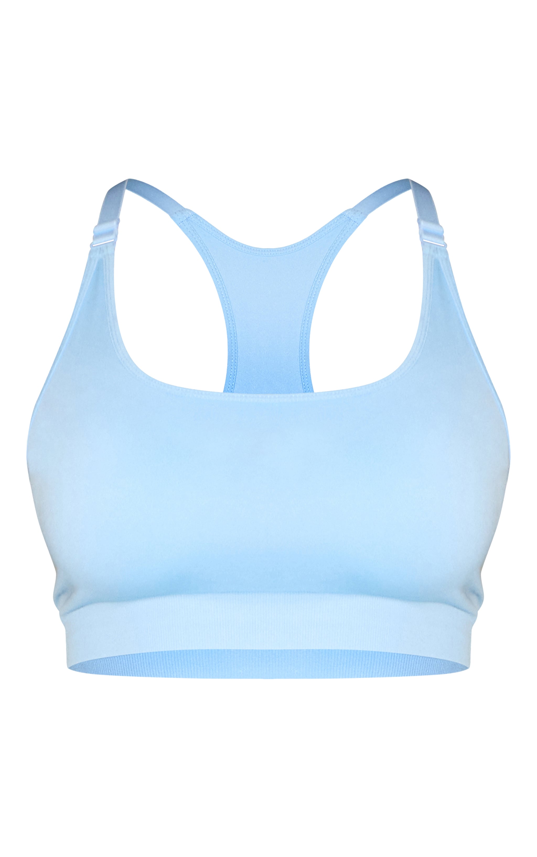 Shape Sky Blue Seamless Active Cupped Sports Bra image 5