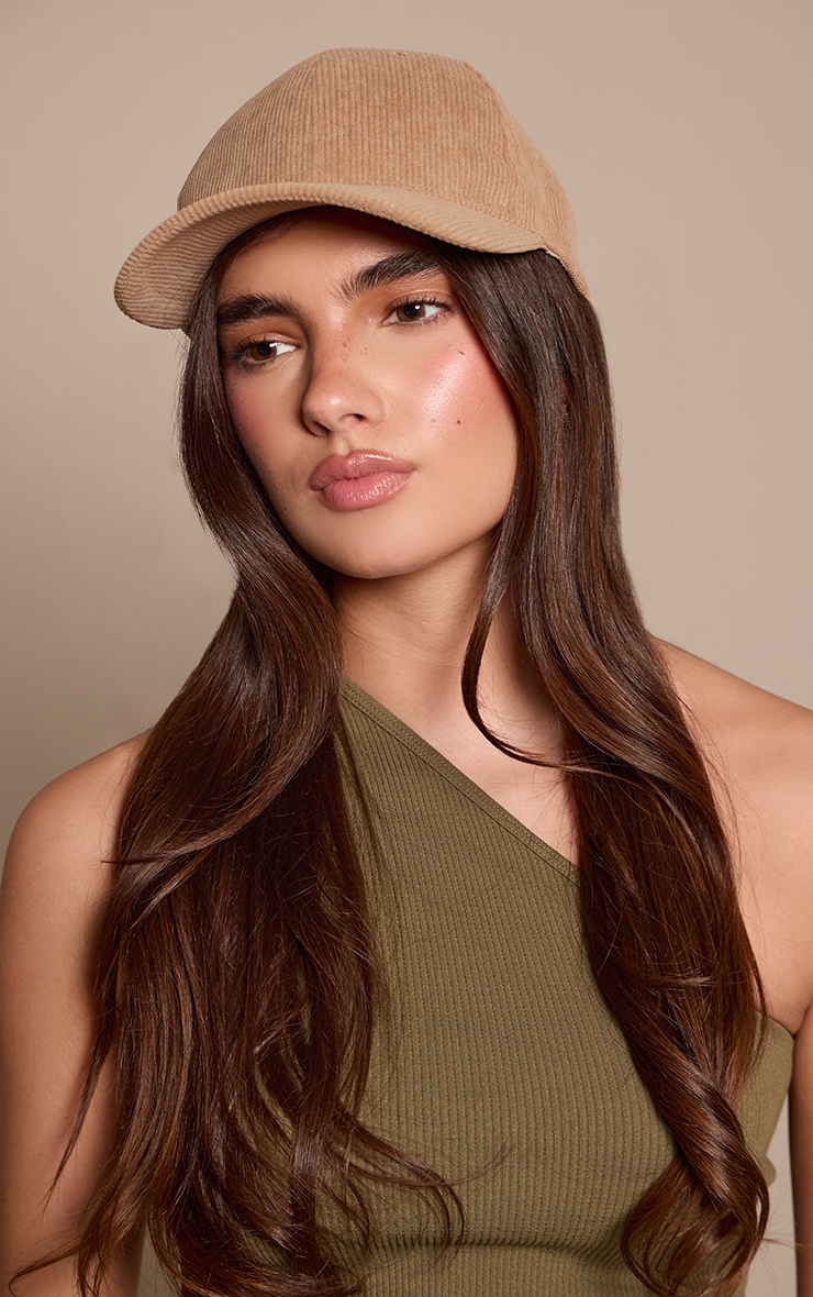 Mushroom Corduroy Baseball Cap image 1