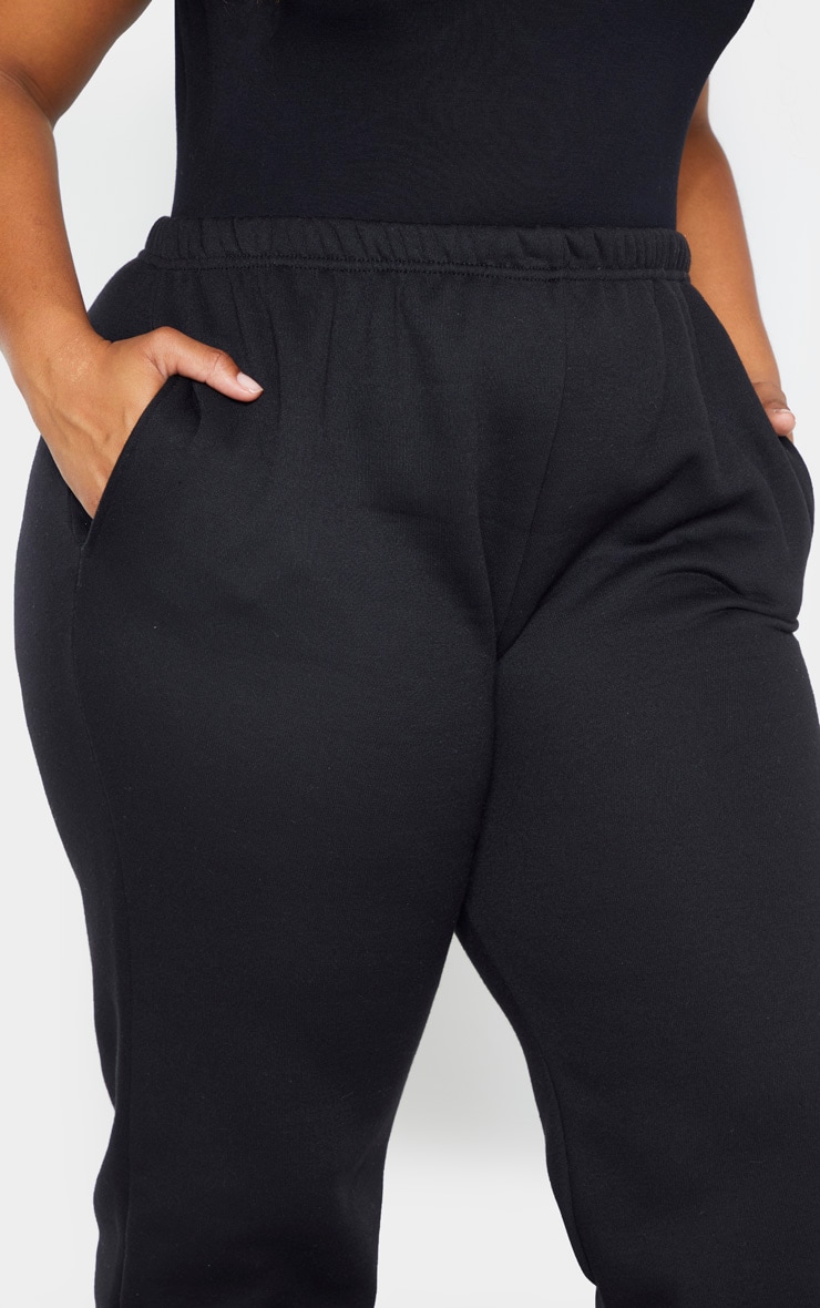 Plus Black Casual Sweatpants image 5