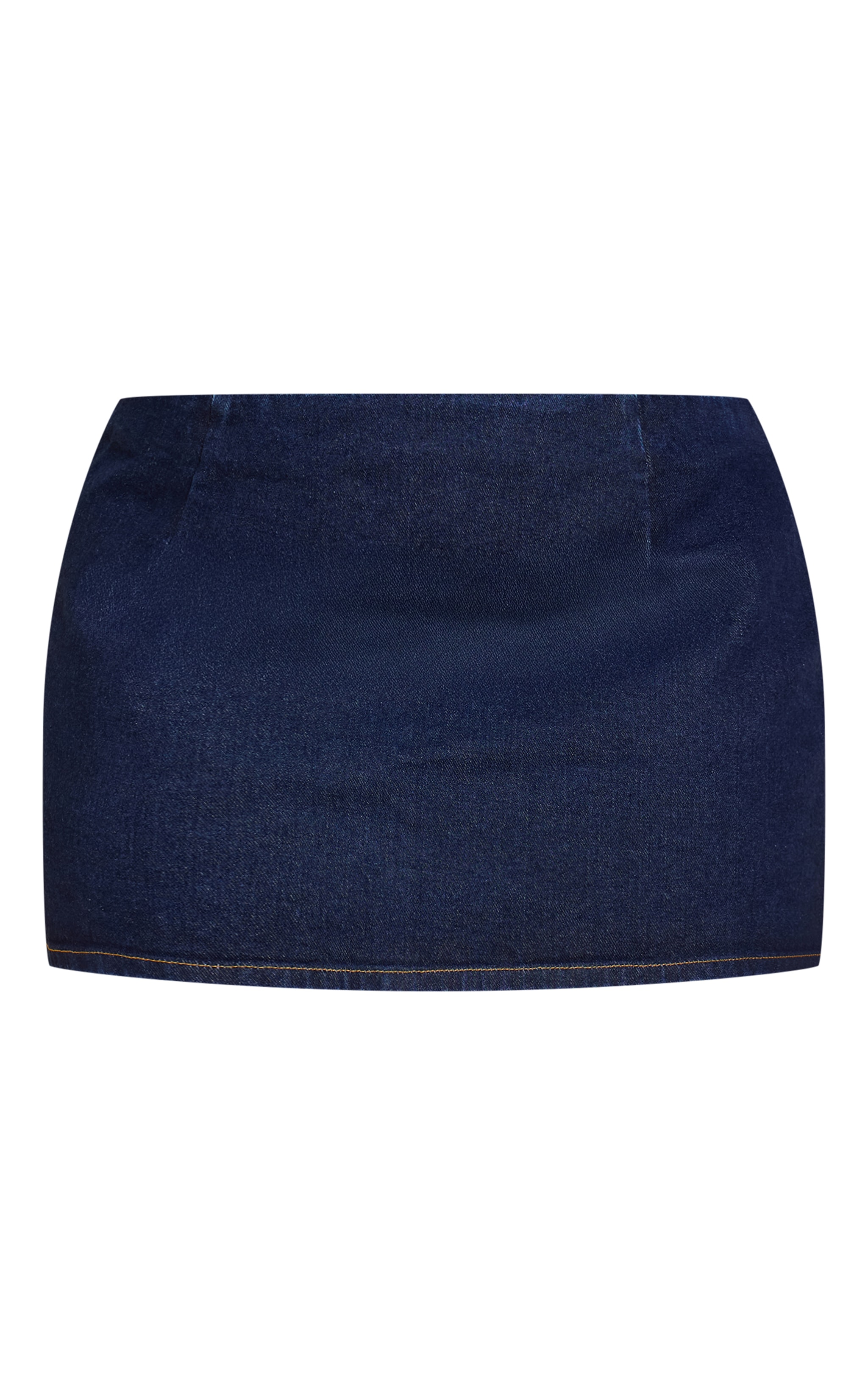 Plus Indigo Denim Mini Skirt image 6