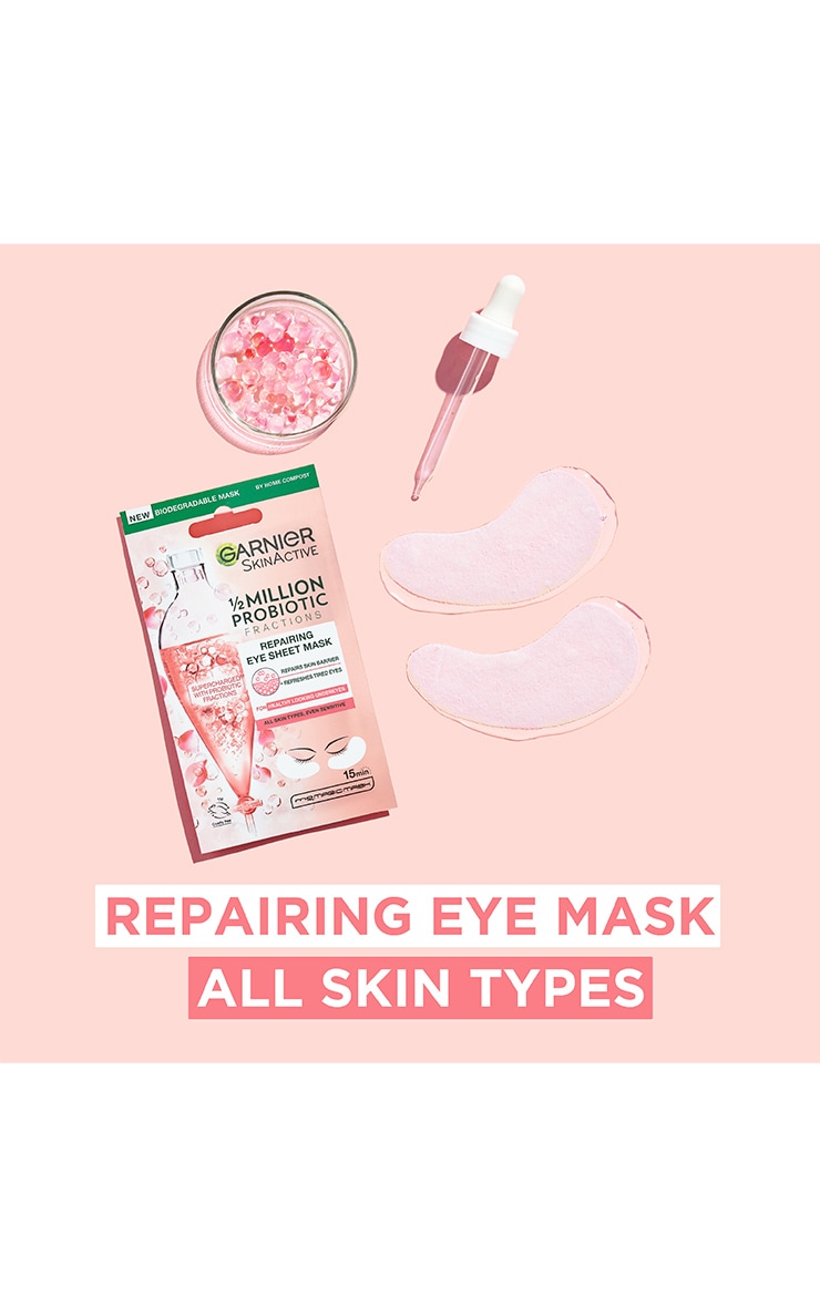 Garnier SkinActive Probiotic Repairing Eye Sheet Mask image 3