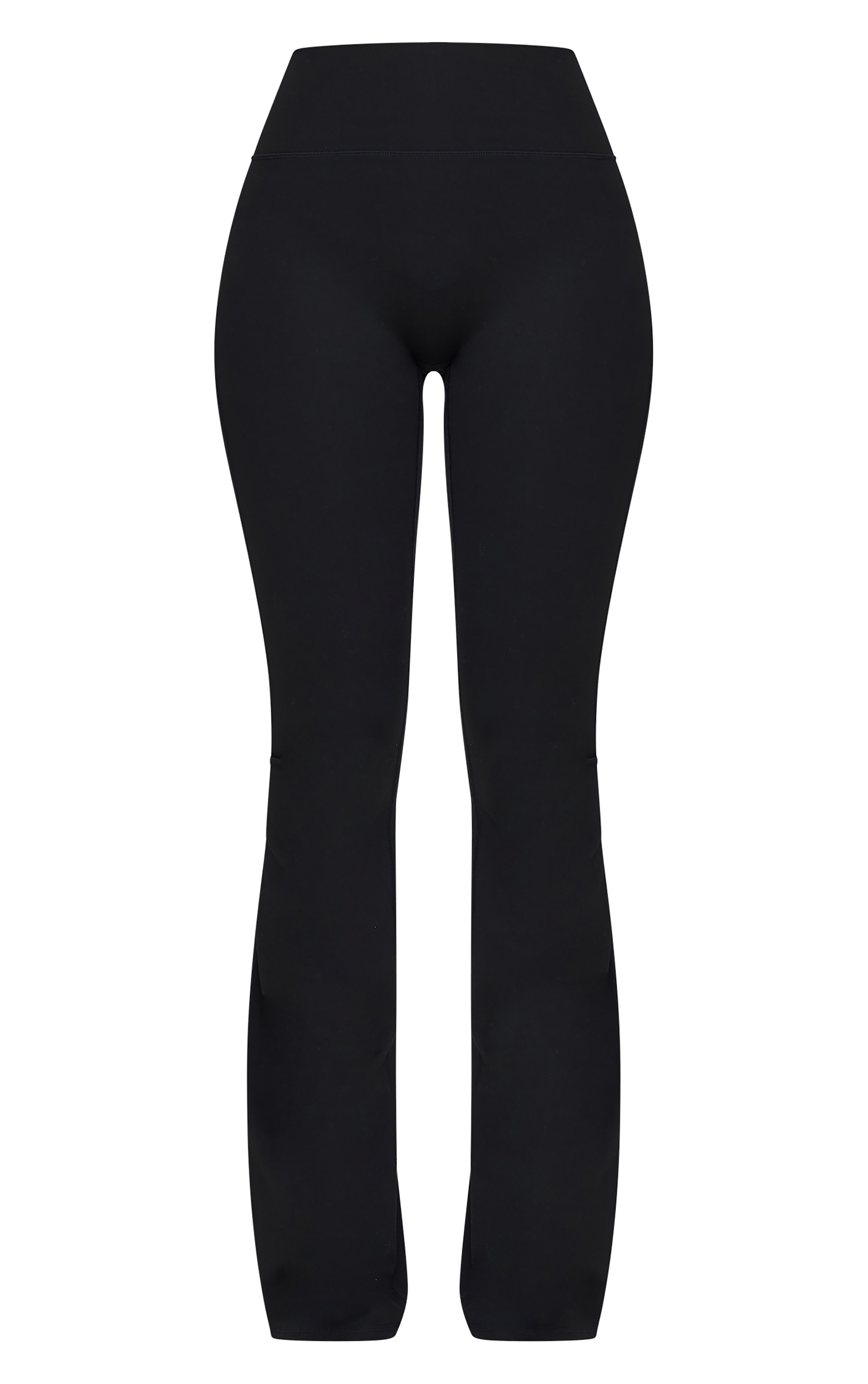 Tall Black Sculpt High Waisted Flared Yoga Pants image 5