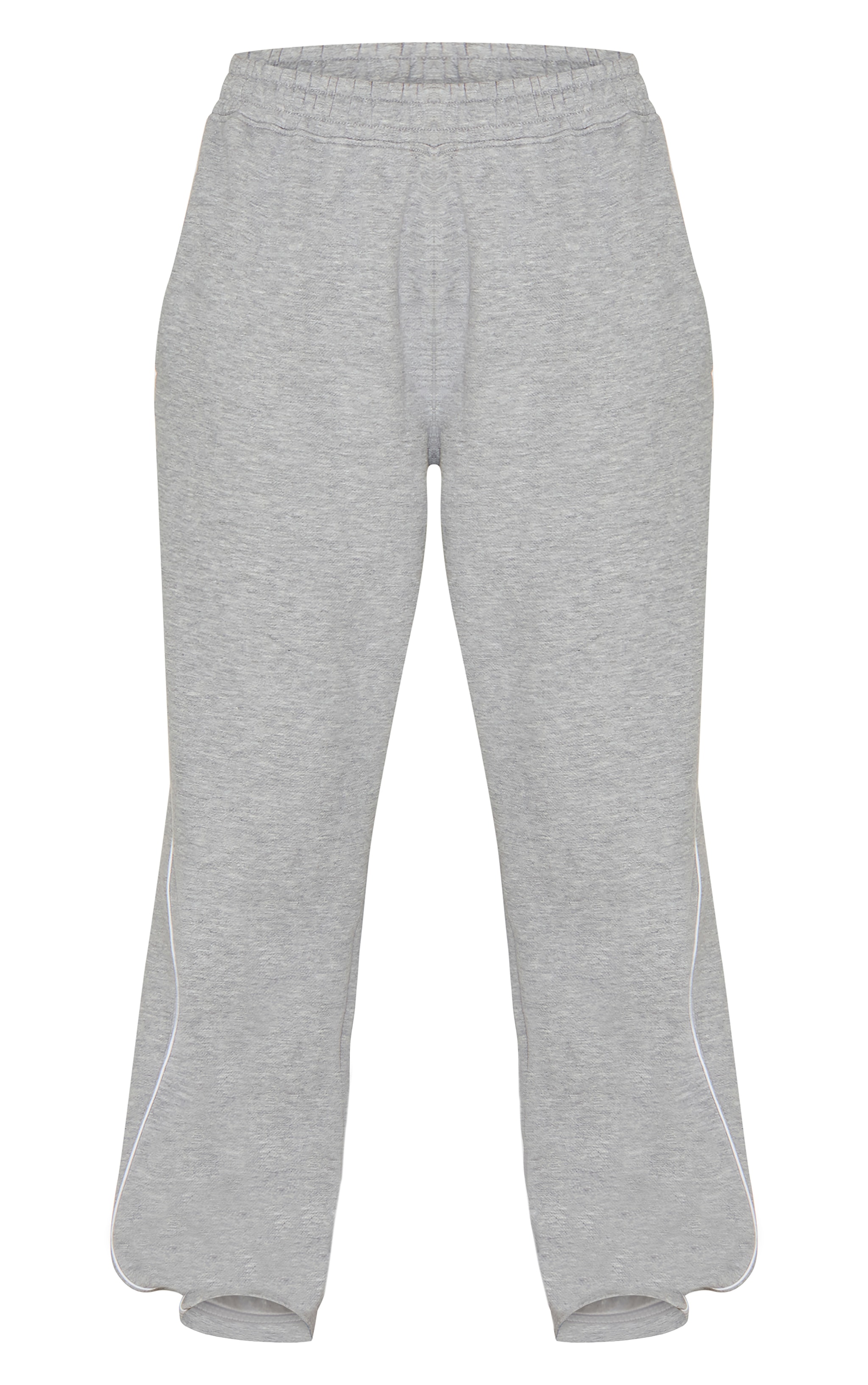 Ash Grey Wide Leg Contrast Seam Sweatpants image 5