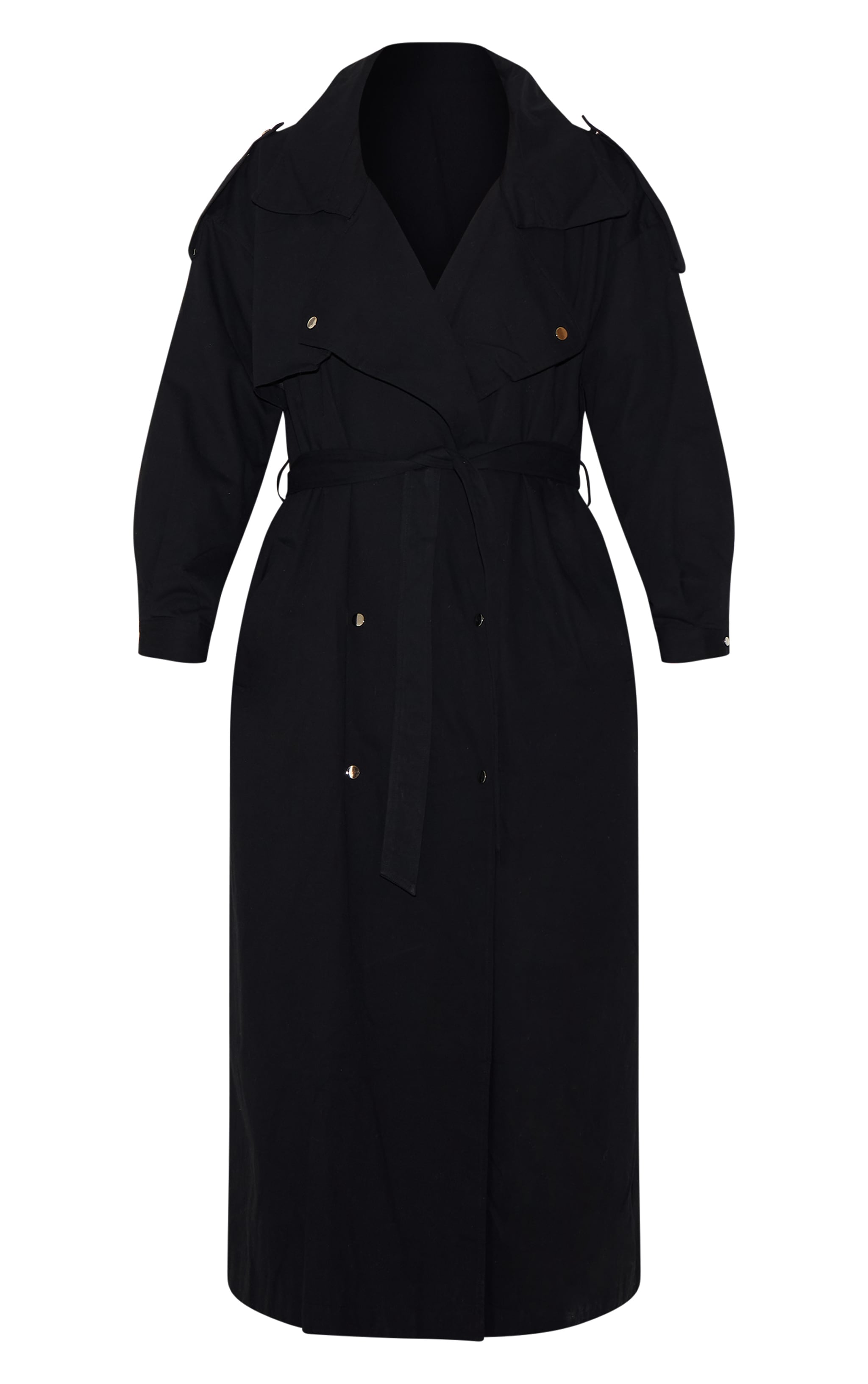 PANERO \"TRENCH COAT\"（BLACK） trench coat